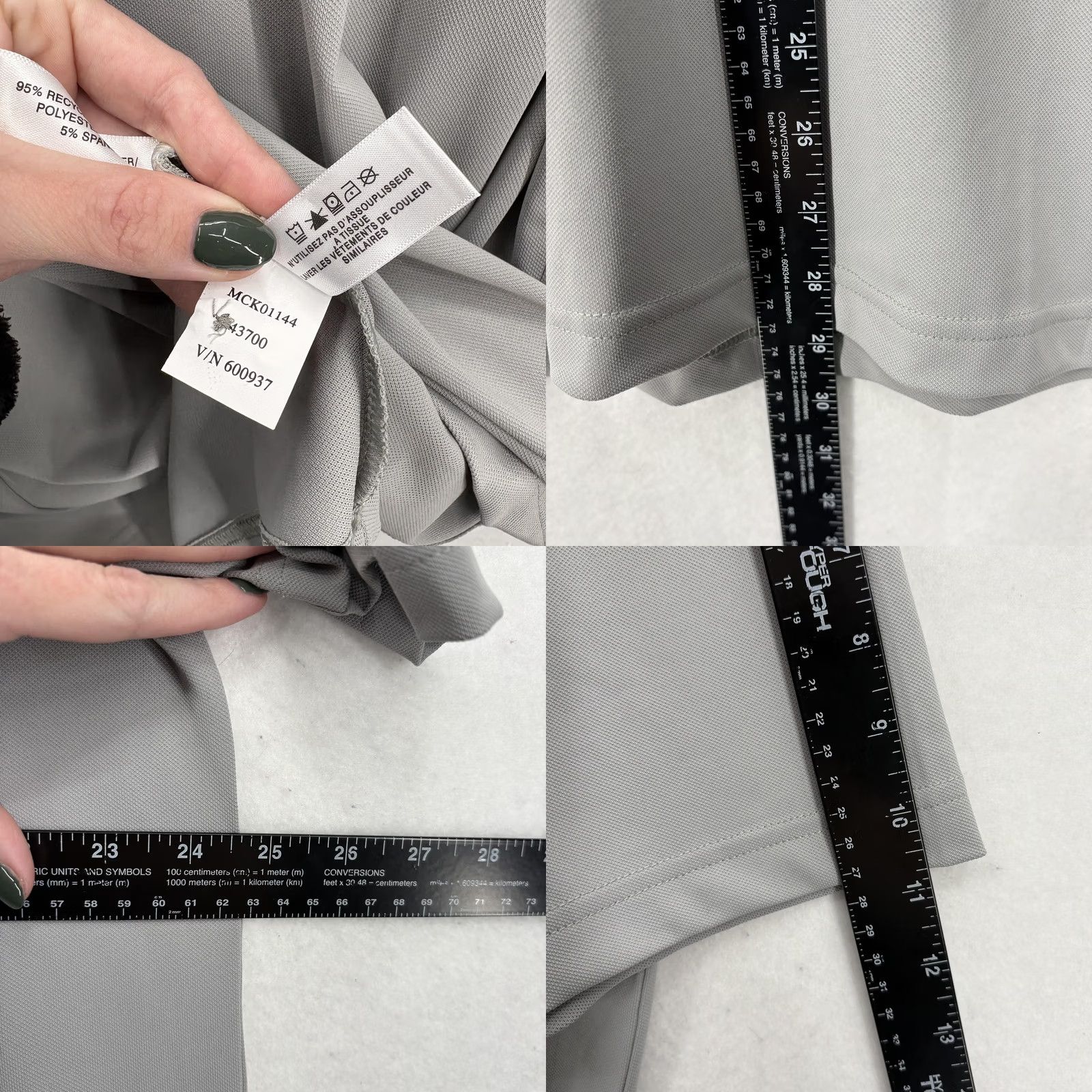 Cutter & Buck Cutter & Buck Polo Shirt Mens XL Gray 2023 Golf Event TRC Outdoors Short Sleeve Polo Shirt Mens XL Gray Size US XL / EU 56 / 4 - 8 Thumbnail