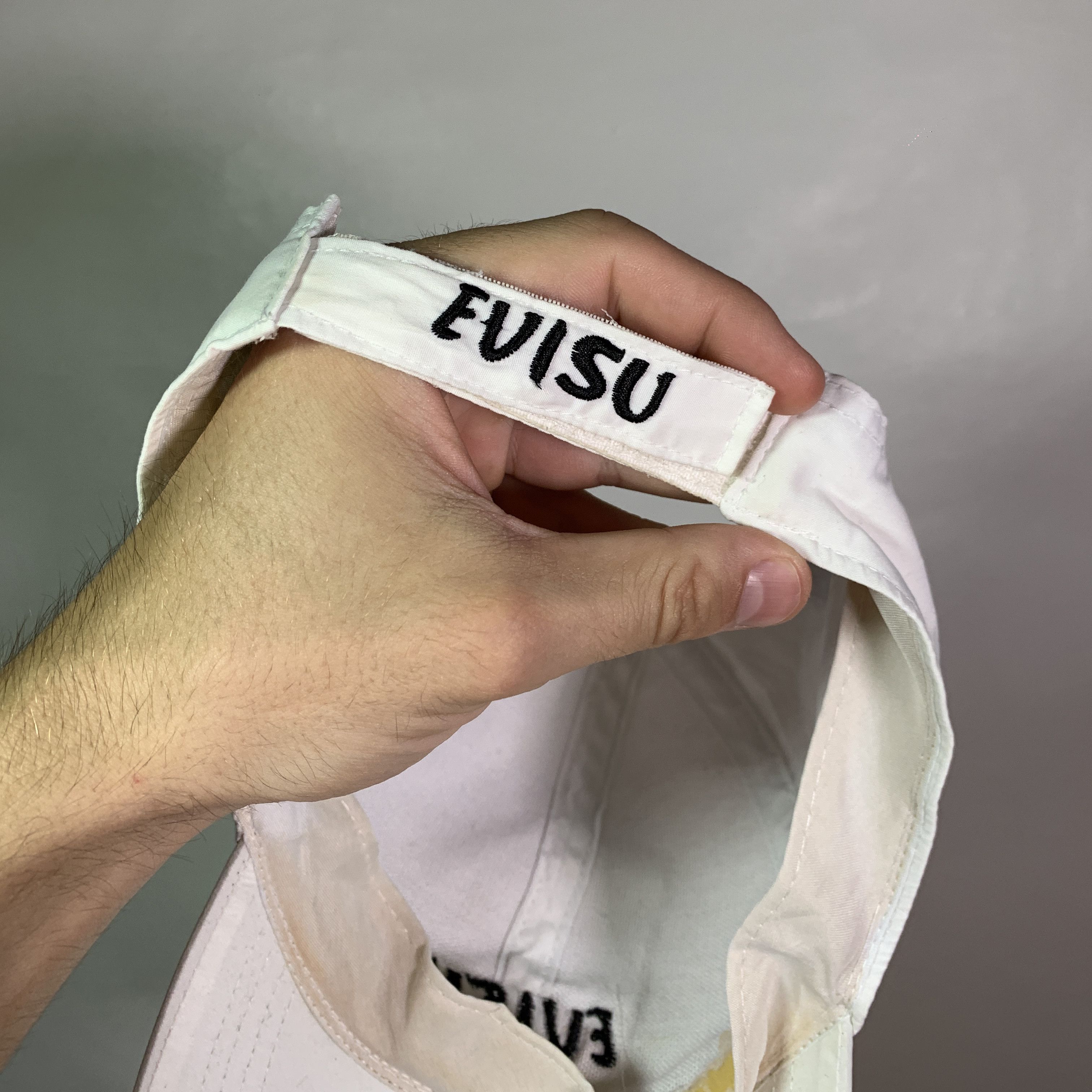 Evisu × Vintage Vintage Evisu Visor Cap White Hat Size ONE SIZE - 7 Thumbnail