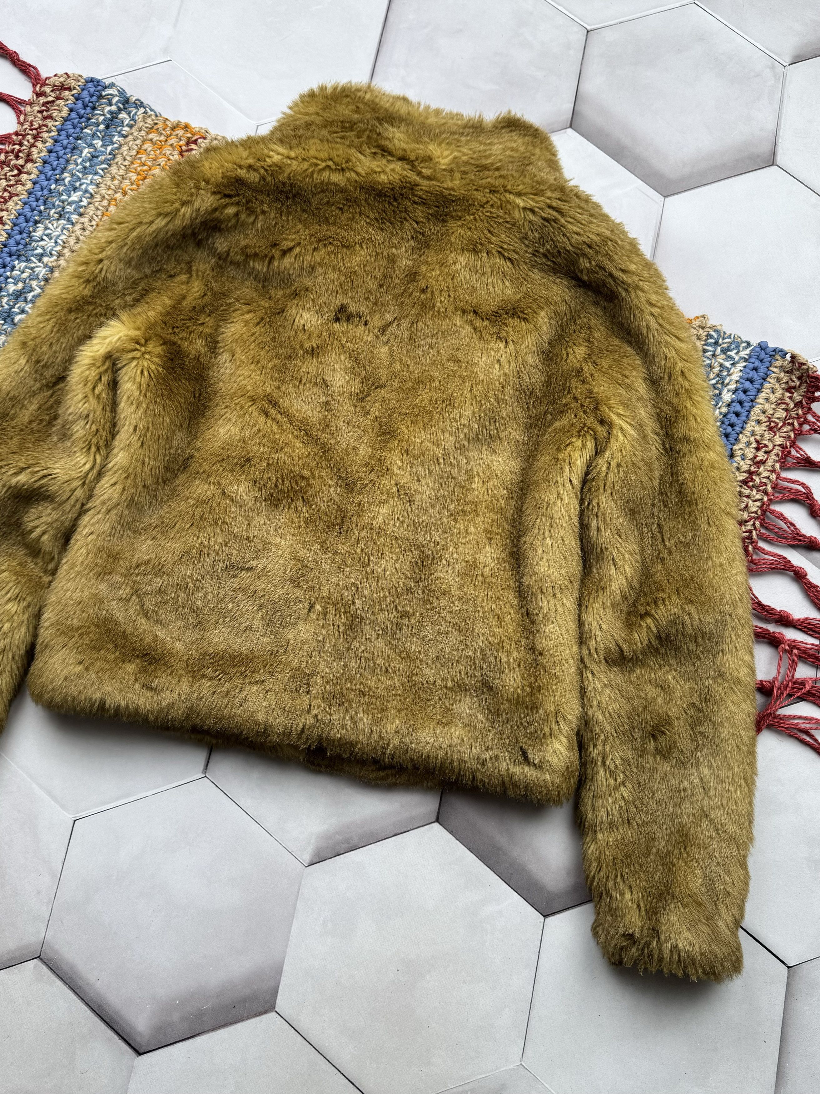 Vintage Vintage Faux Fur Cropped Jacket (E4) Size M / US 6-8 / IT 42-44 - 7 Thumbnail
