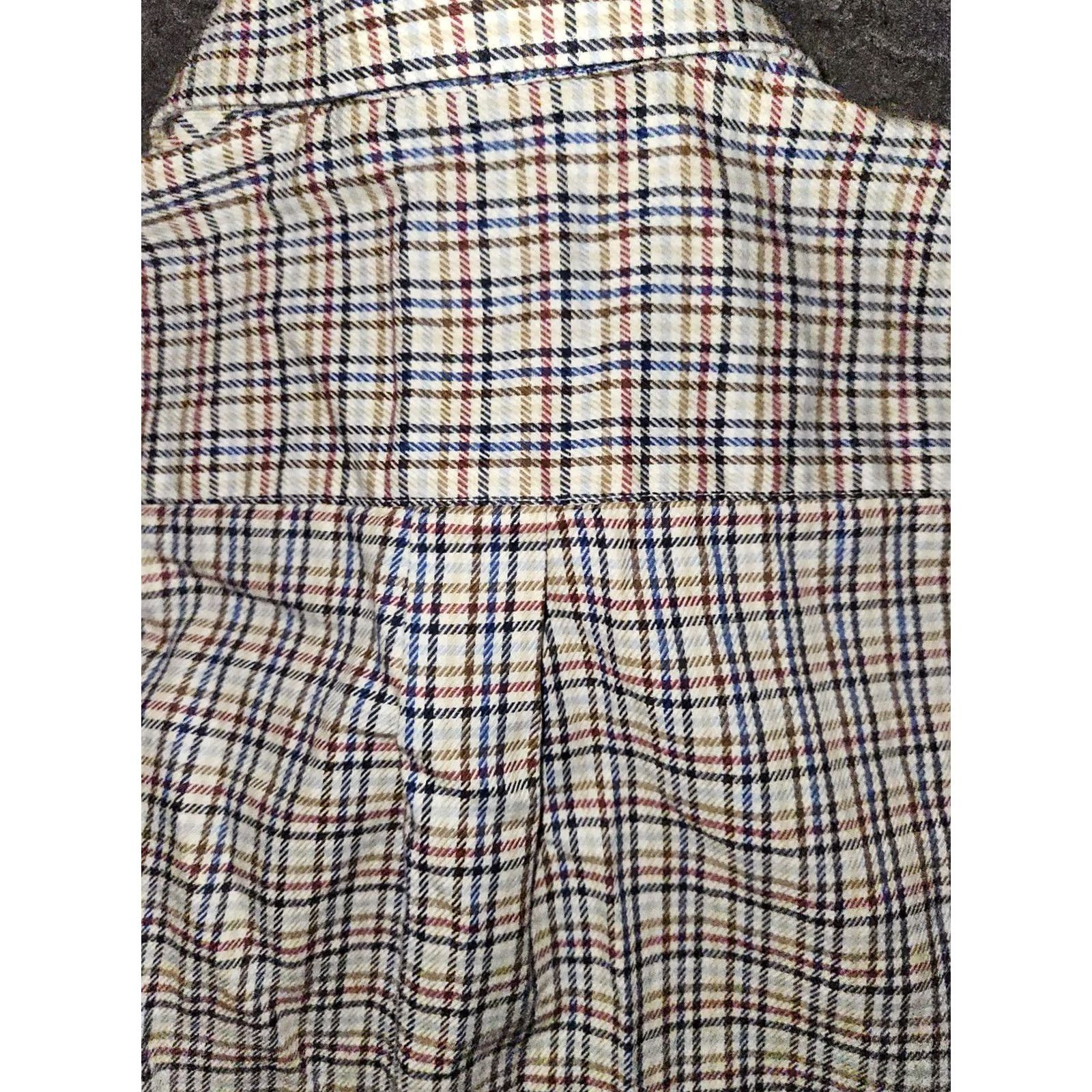 Peter Millar Peter Millar Button-Up Shirt Men's Large Long Sleeve Glen Plaid Retro Workwear Size US L / EU 52-54 / 3 - 7 Thumbnail