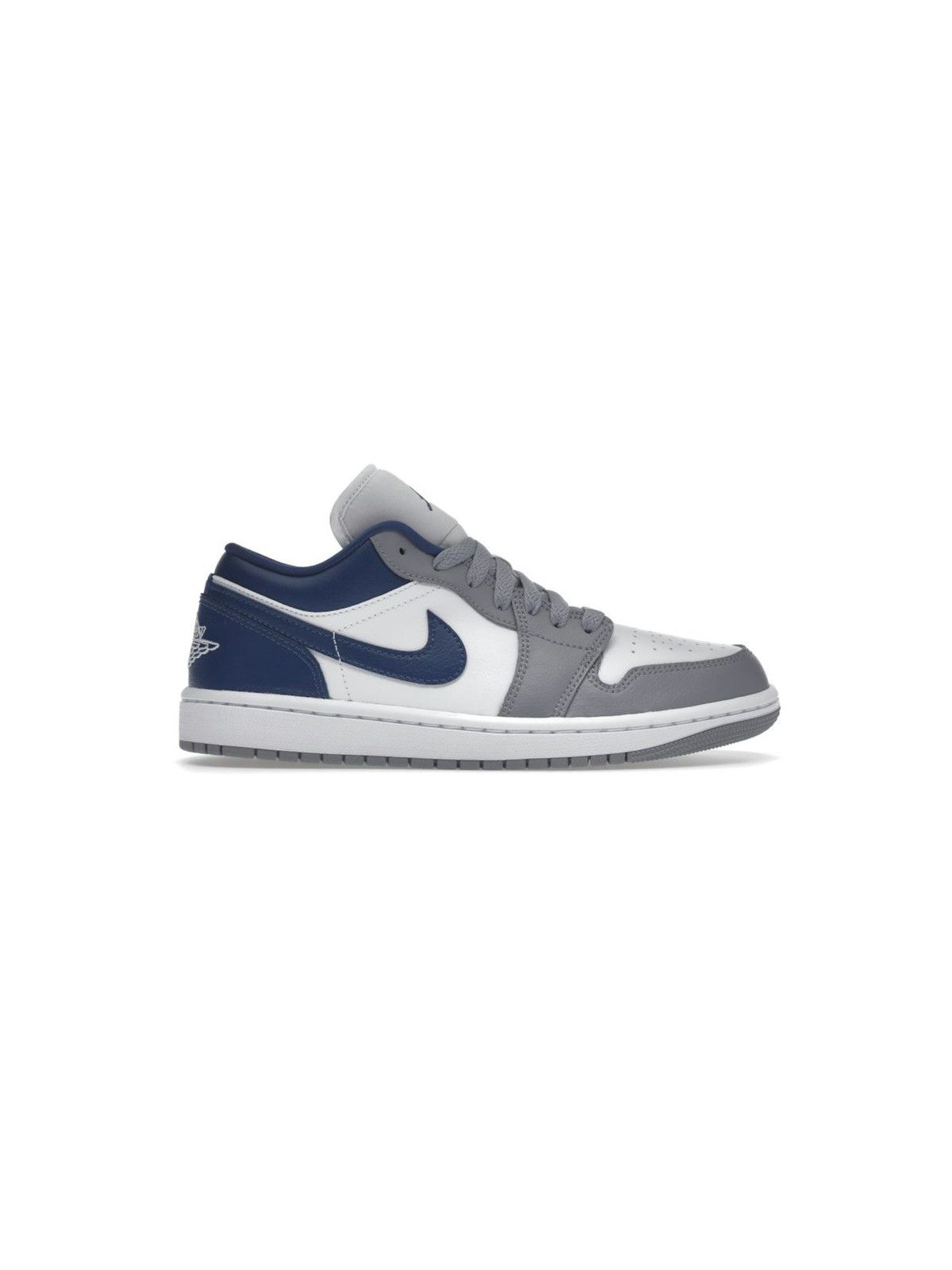 image of Jordan Nike Air Jordan 1 Low Stealth French Blue W Shoes in Stealth/French Blue/White (Size 9)