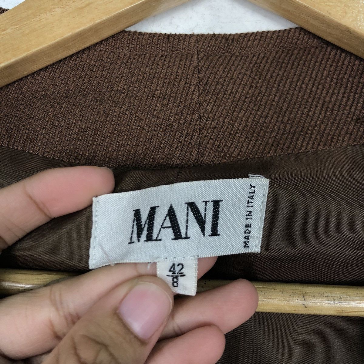 Japanese Brand VINTAGE MANI ITALY COAT Size M / US 6-8 / IT 42-44 - 15 Thumbnail