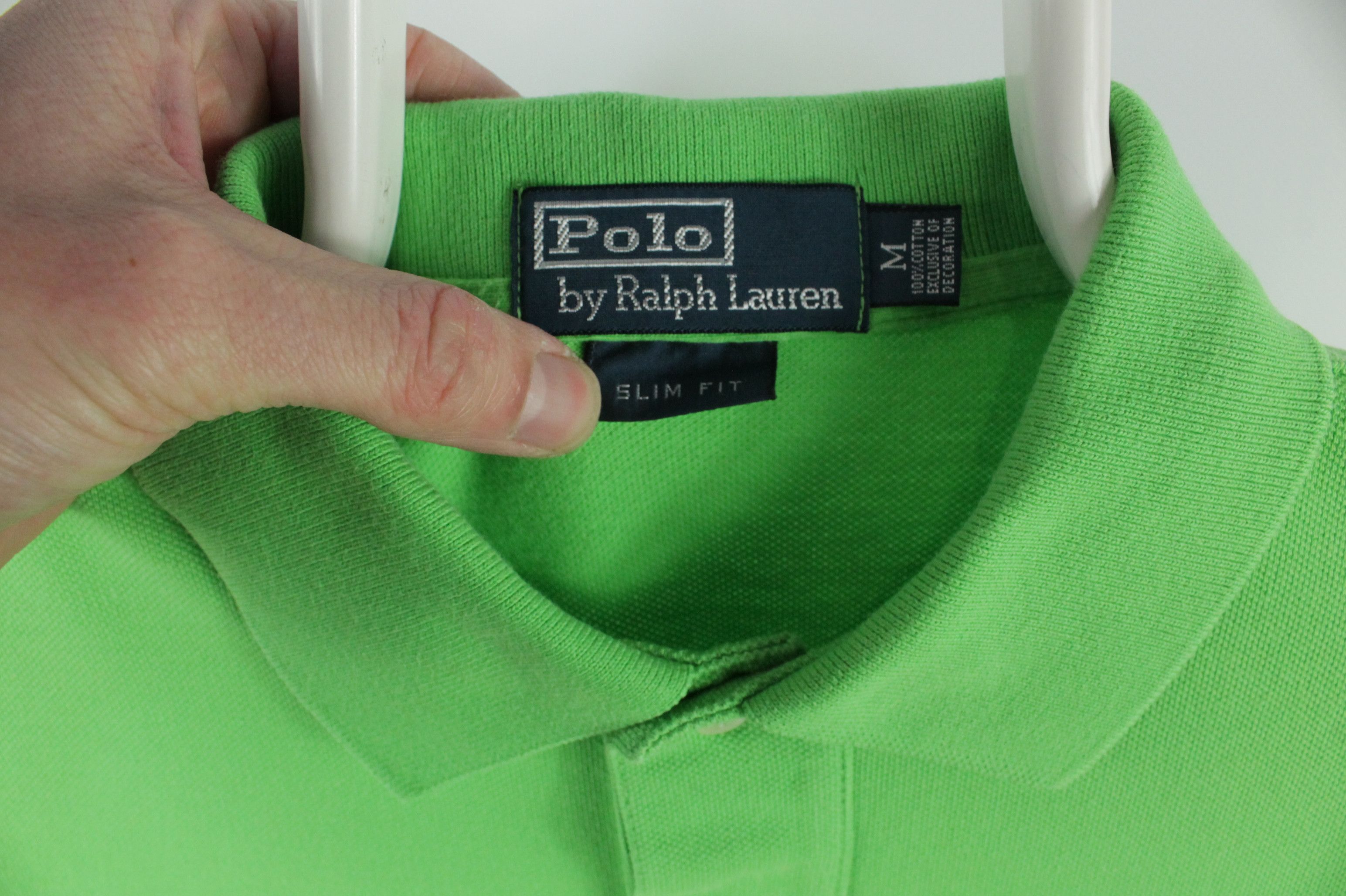 Polo Ralph Lauren × Ralph Lauren × Vintage Polo Ralph Lauren Slim Fit Green Polo Shirt Men's Size US M / EU 48-50 / 2 - 3 Thumbnail