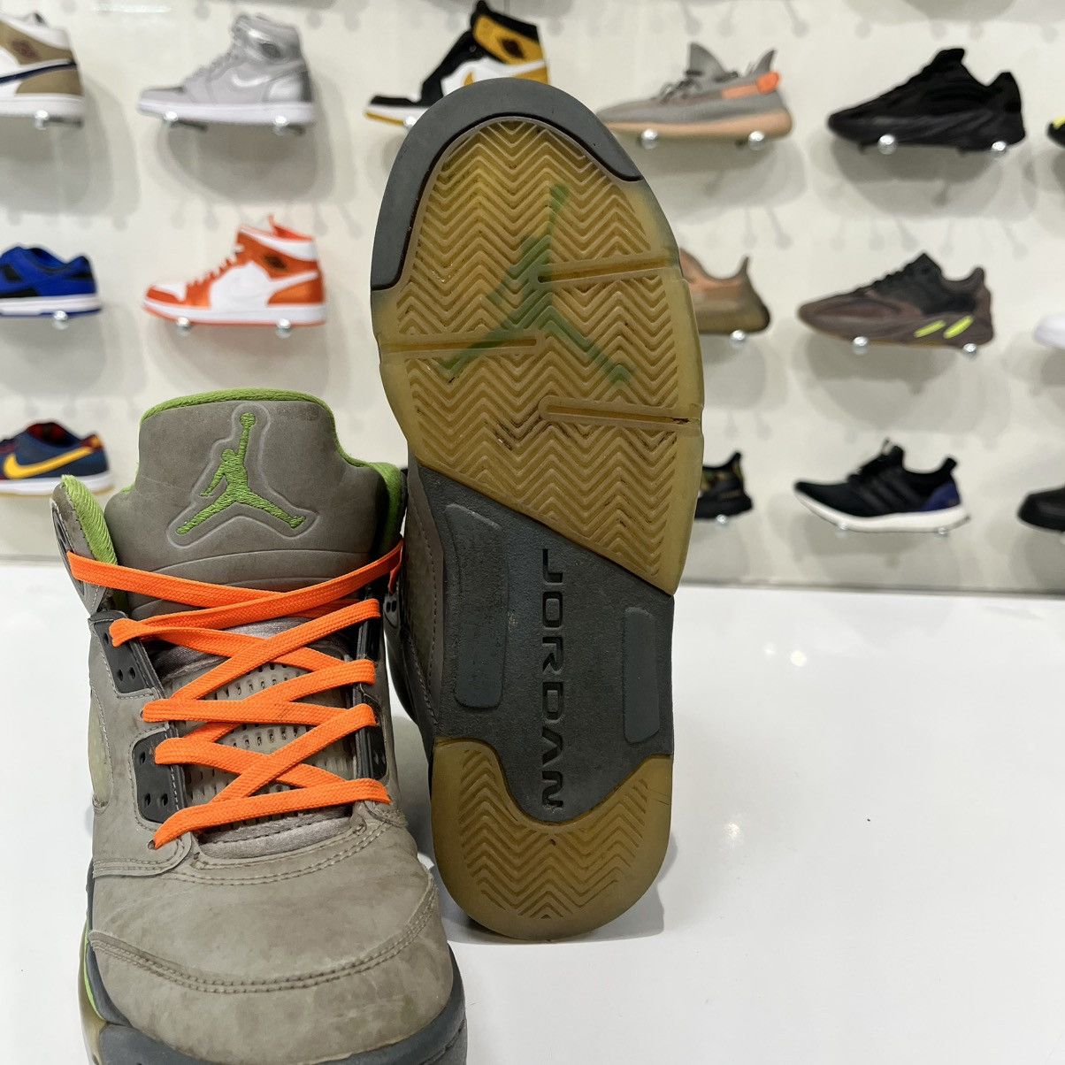 Nike Air Jordan 5 Retro Green Bean (GS) (2022) Size US 6.5 / EU 39-40 - 11 Thumbnail