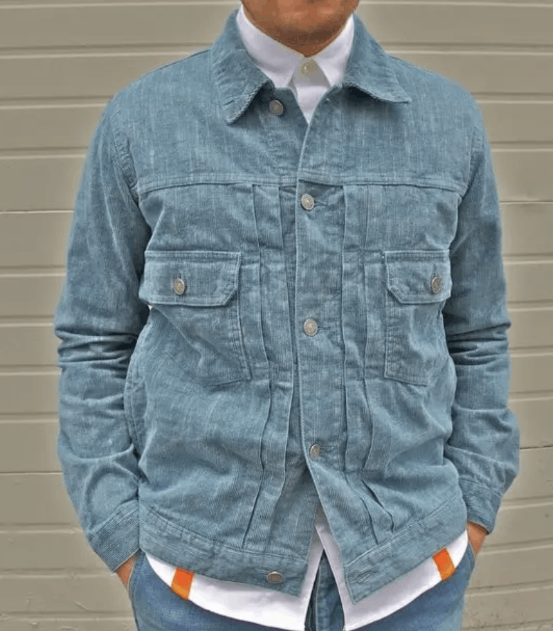 Visvim Visvim SS13 Corduroy 101 Jkt Light Blue Size US M / EU 48-50 / 2 - 5 Thumbnail