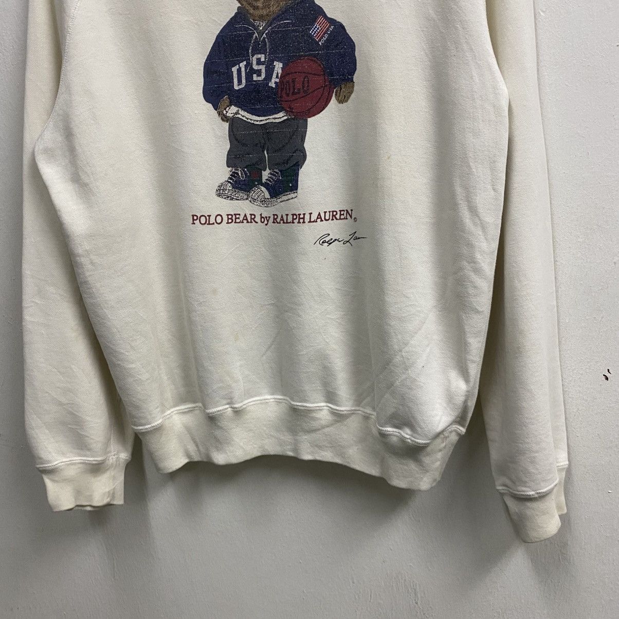 Polo Ralph Lauren × Vintage VINTAGE‼️Polo Bear by Ralph Lauren Sweatshirt Size US M / EU 48-50 / 2 - 4 Thumbnail