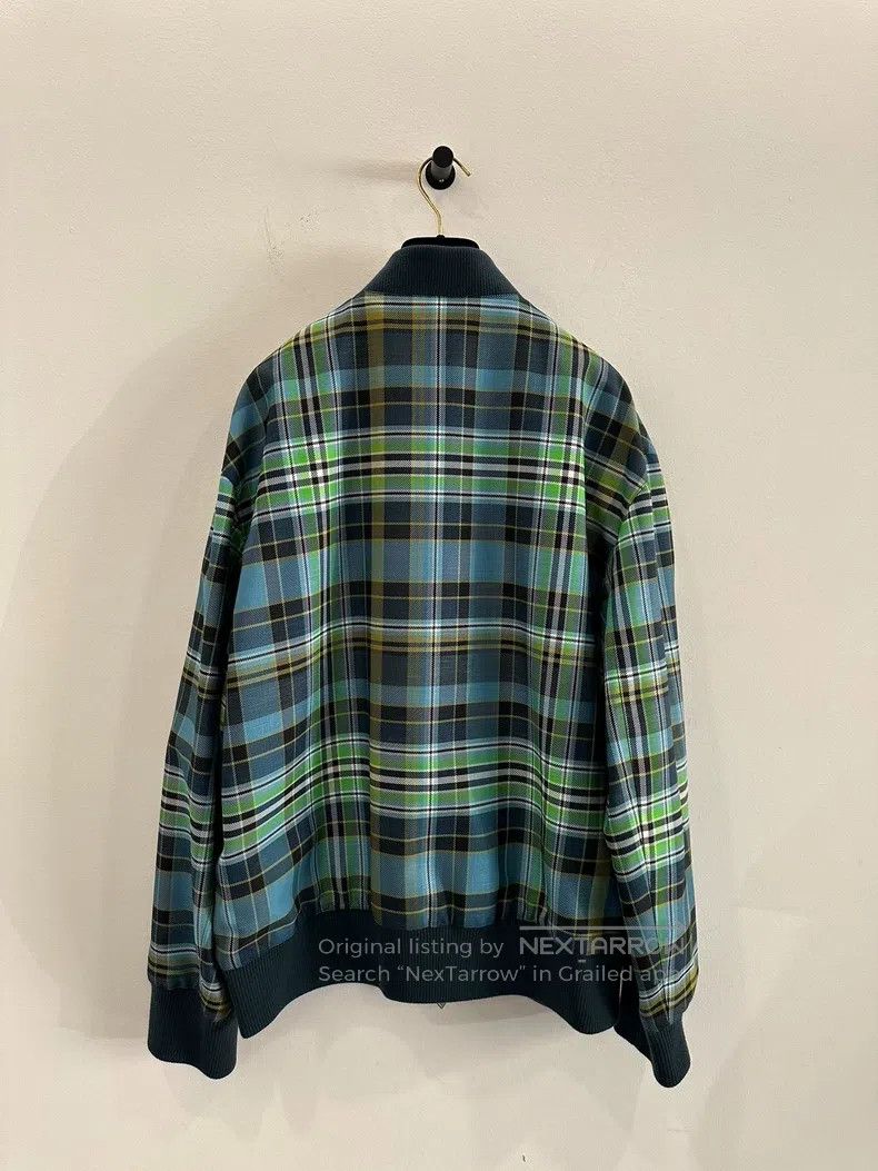Hermes Hermes Green plaid and gray reversible men's jacket Size US L / EU 52-54 / 3 - 3 Thumbnail