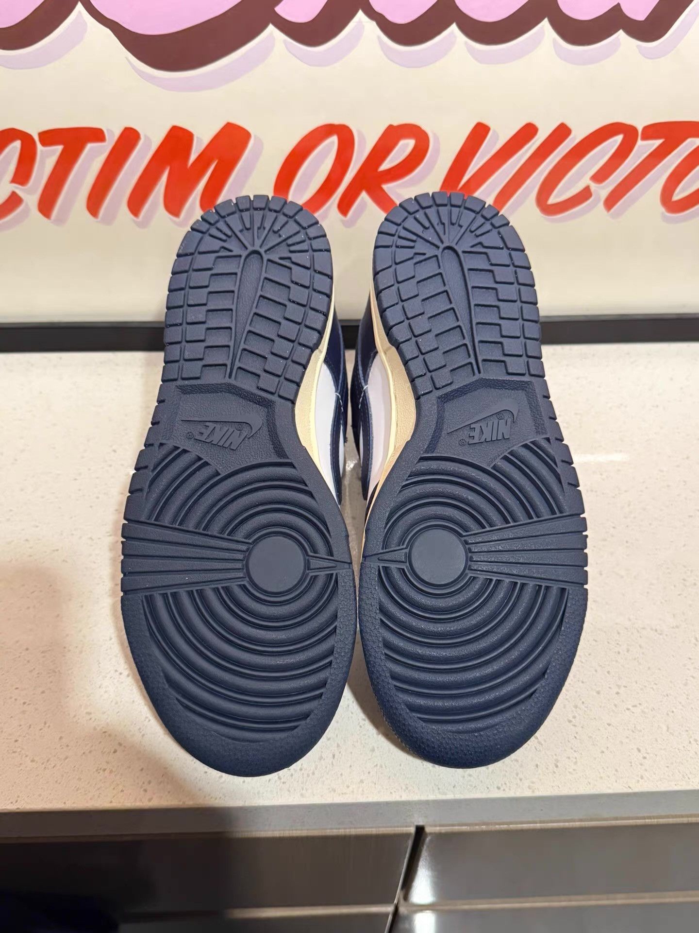 Nike Nike Dunk "Midnight Navy and White"sneakers, Ｑ20 Size US 7.5 / IT 37.5 - 6 Thumbnail
