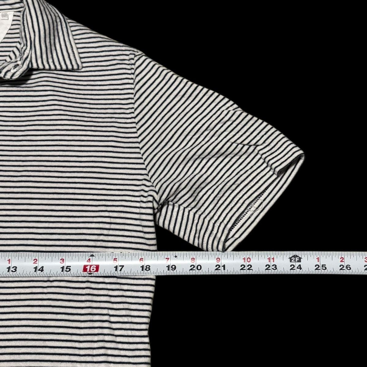 Faherty Faherty Striped White Blue Polo Shirt Men's Medium Size US M / EU 48-50 / 2 - 6 Thumbnail