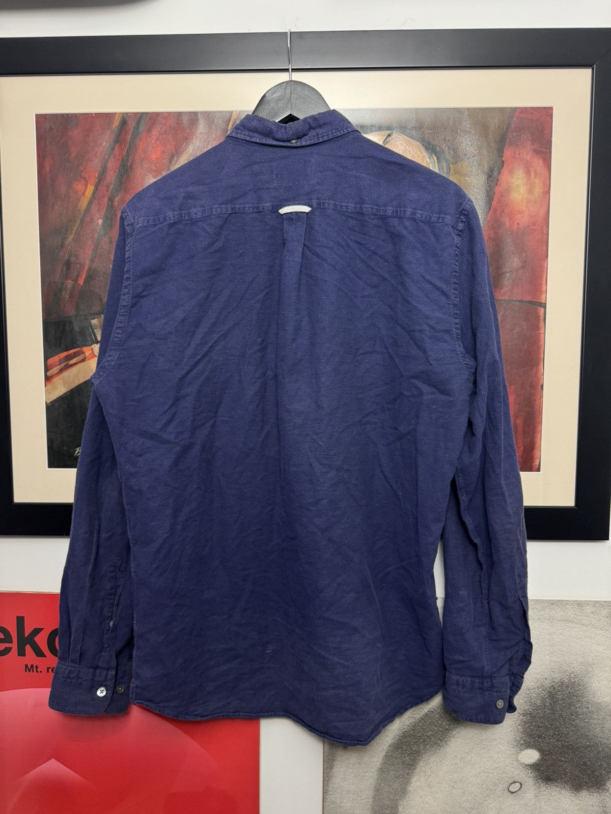 Acne Studios Acne Studios Isherwood Casual Button Up Shirt Navy Blue Size US M / EU 48-50 / 2 - 3 Thumbnail