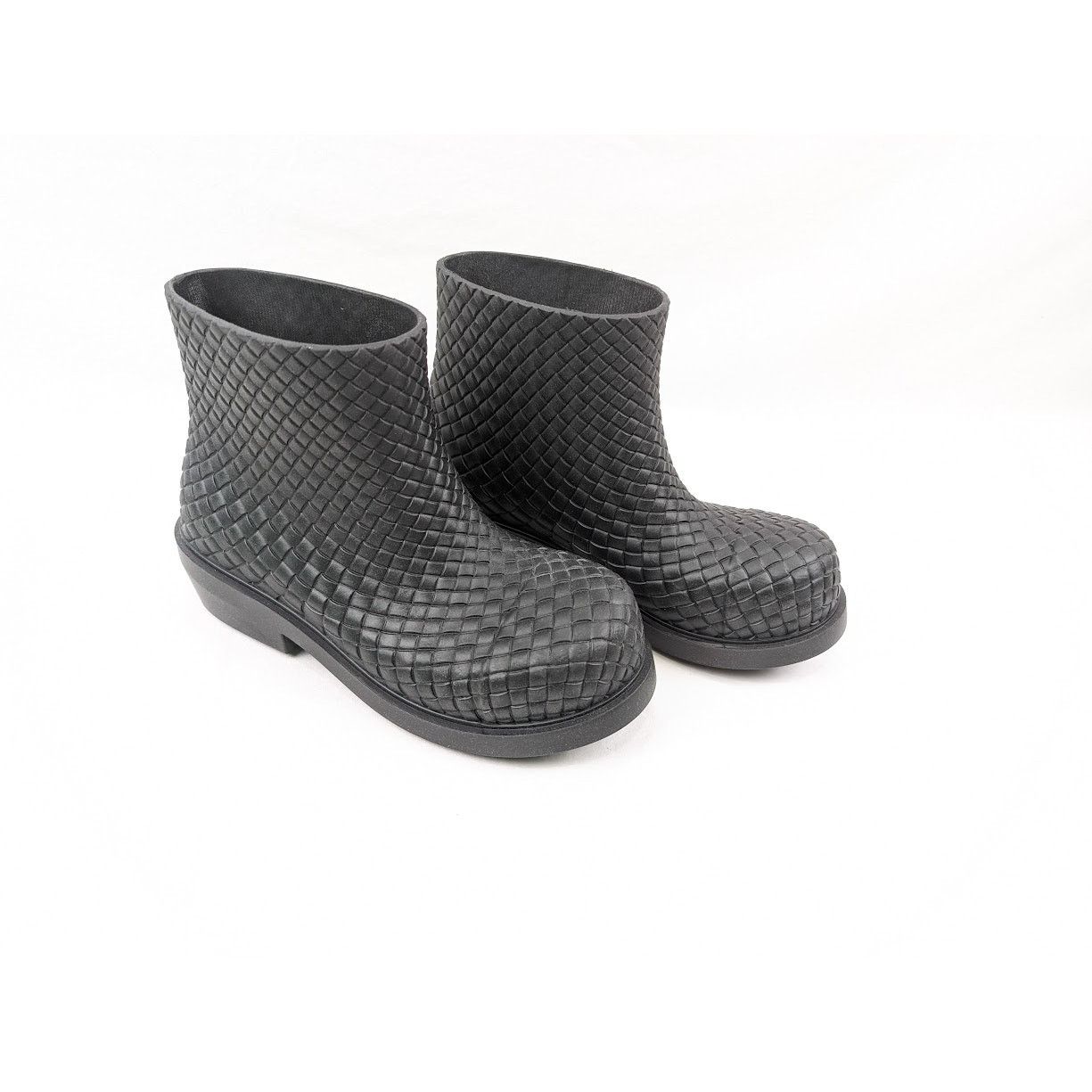 Bottega Veneta o1rshd1 Fireman Ankle Boots in Black Size US 8 / EU 41 - 12 Thumbnail