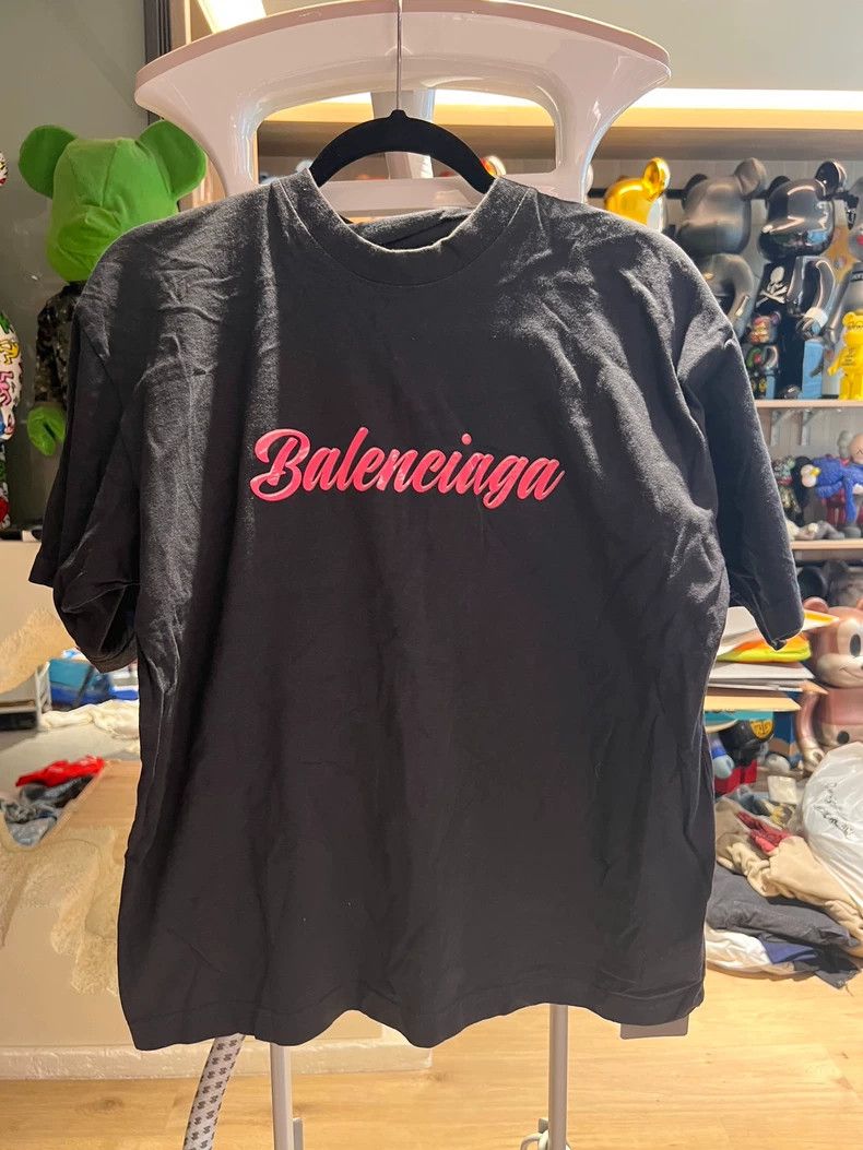 Balenciaga Balenciaga Barbie Pink Black Short Sleeve - Tailored Cut, Size US S / EU 44-46 / 1 - 1 Thumbnail