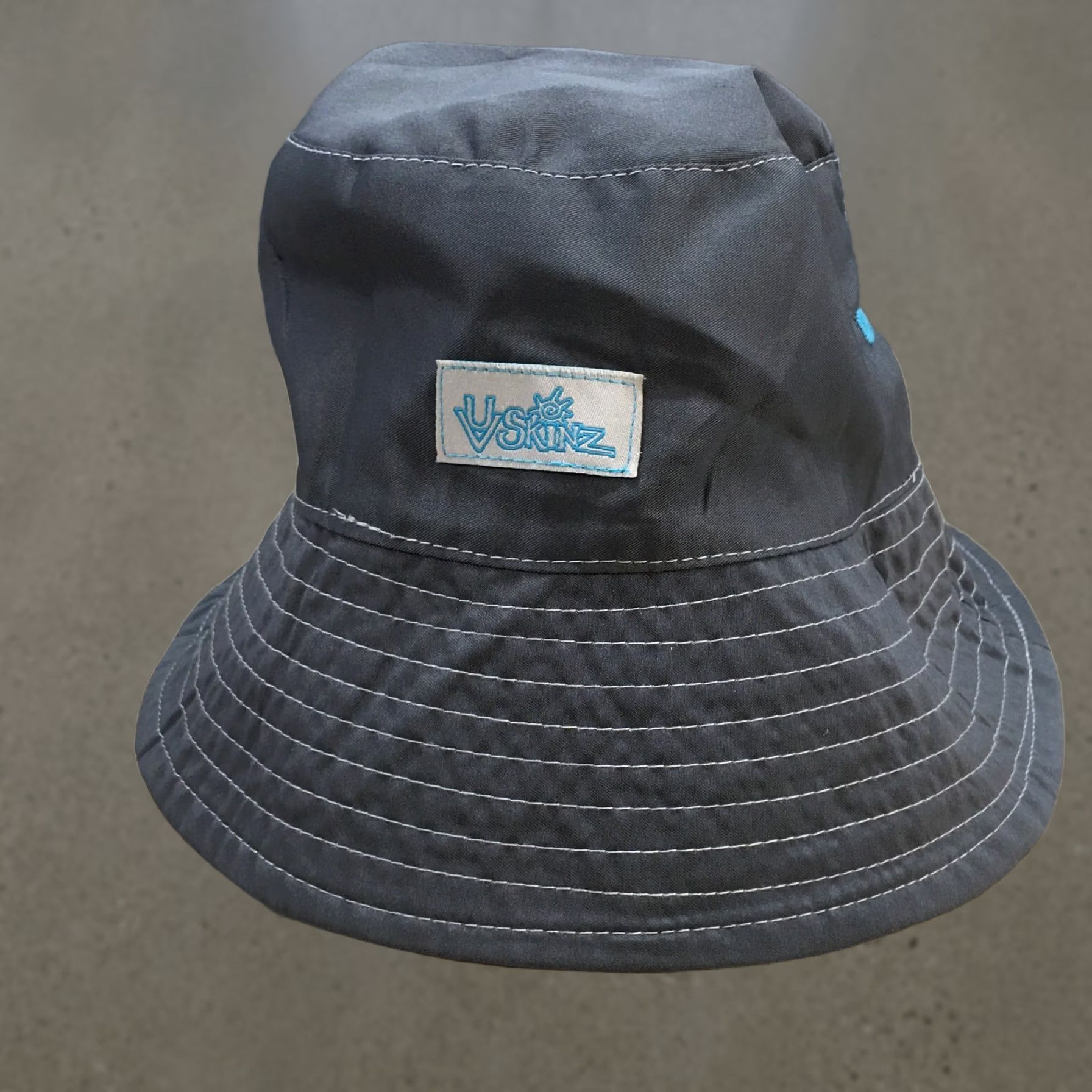 Skin UV Skinz Bucket Hat Mens OS Grey Adjustable Embroidered UPF 50+ Sunwear Size ONE SIZE - 1 Thumbnail