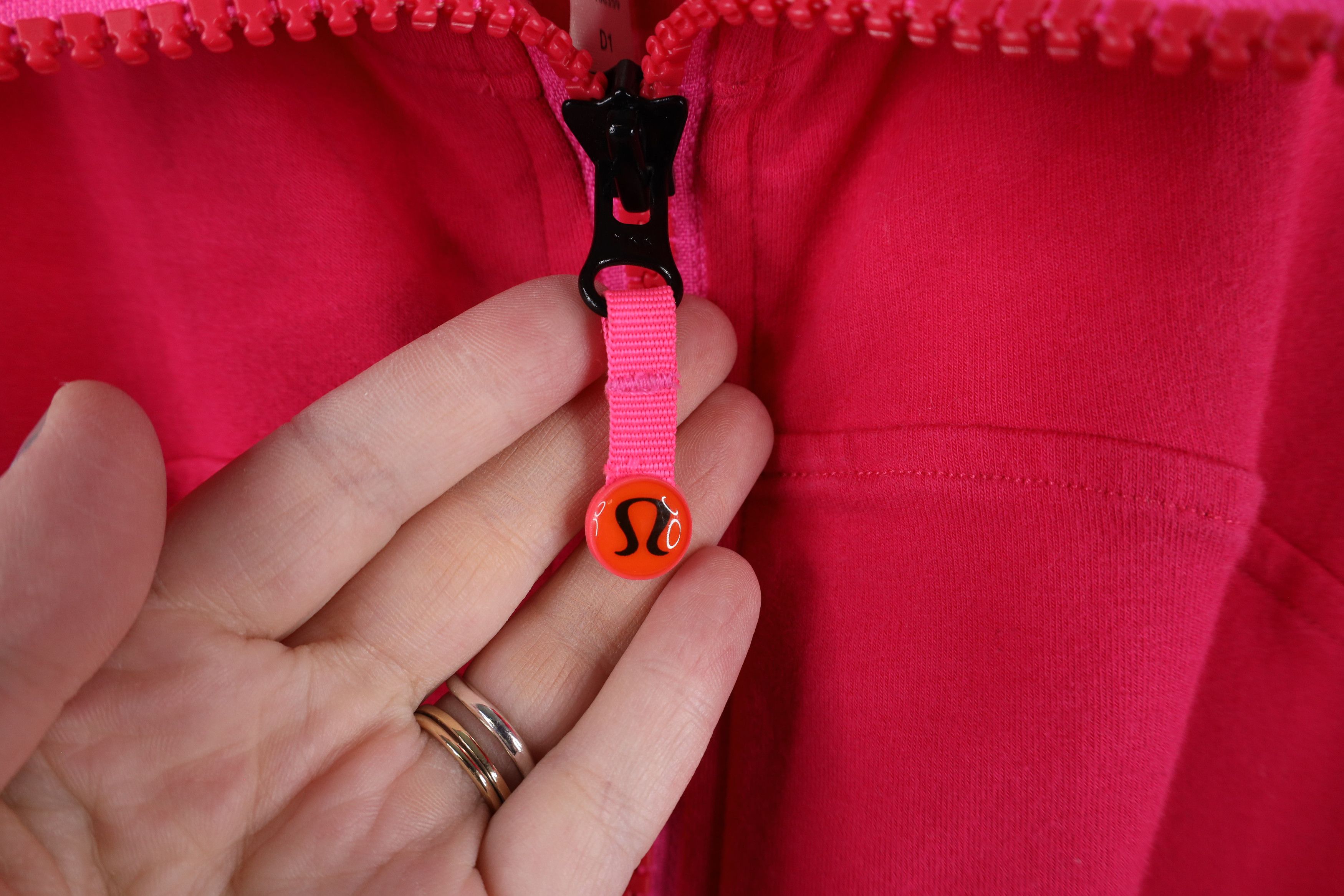 Lululemon × Vintage Vintage Lululemon Scuba Full Zip Hoodie Sweatshirt Pink Size XL / US 12-14 / IT 48-50 - 4 Thumbnail