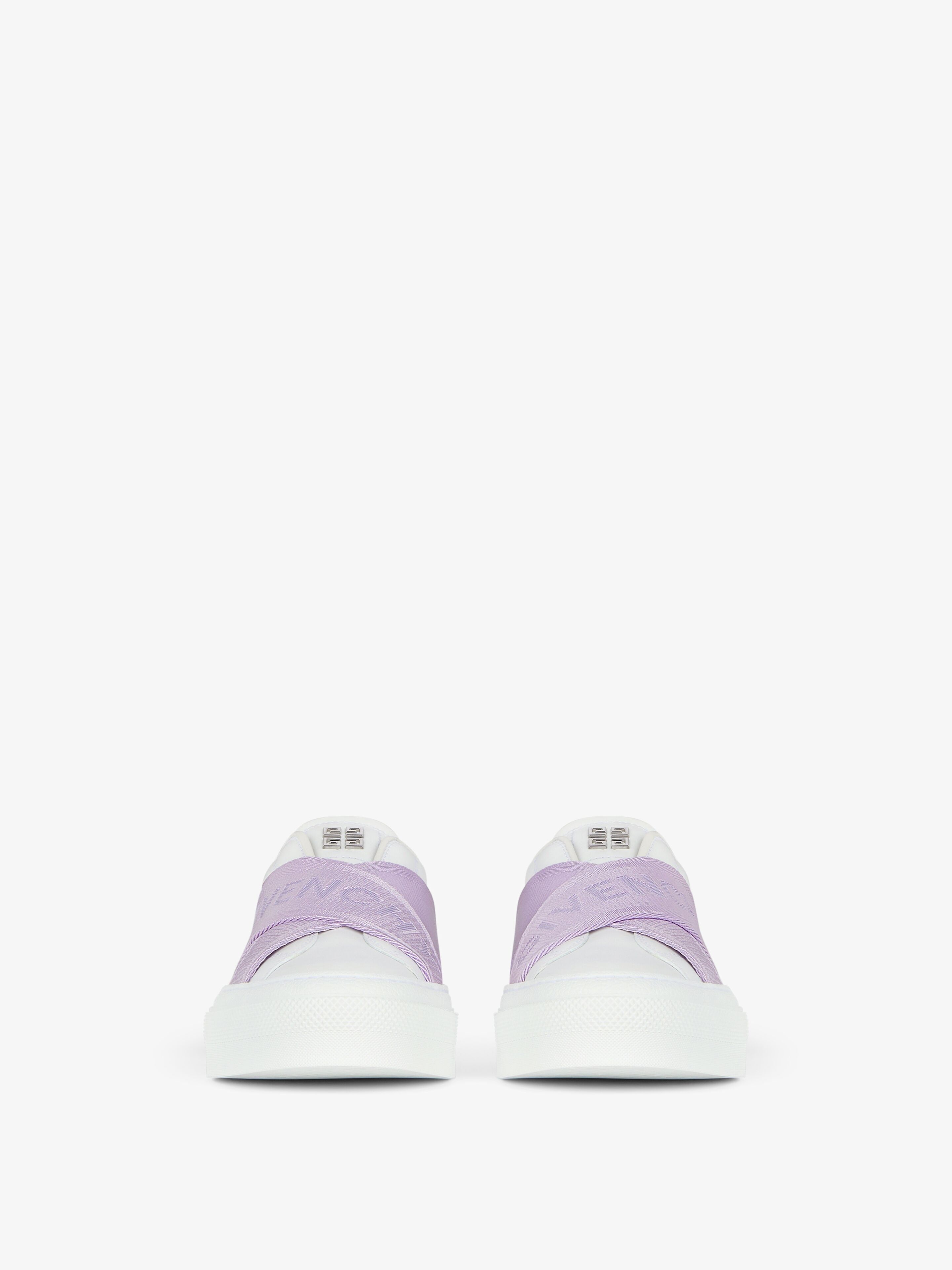 Givenchy o1srvl11e0225 City Sport Low-Top Sneakers in White/Lilac Size US 9 / IT 39 - 2 Thumbnail