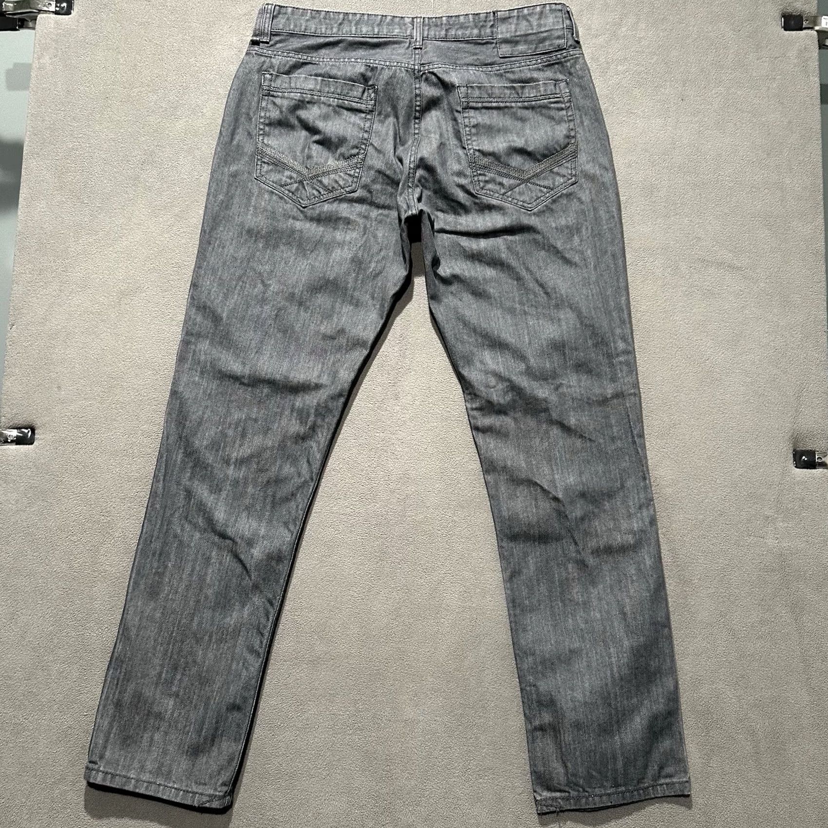 Sean John Sean John Jeans Mens 38 Gray Denim Classic Clayton Slim Straight Fit 38x34 Size US 38 / EU 54 - 2 Thumbnail