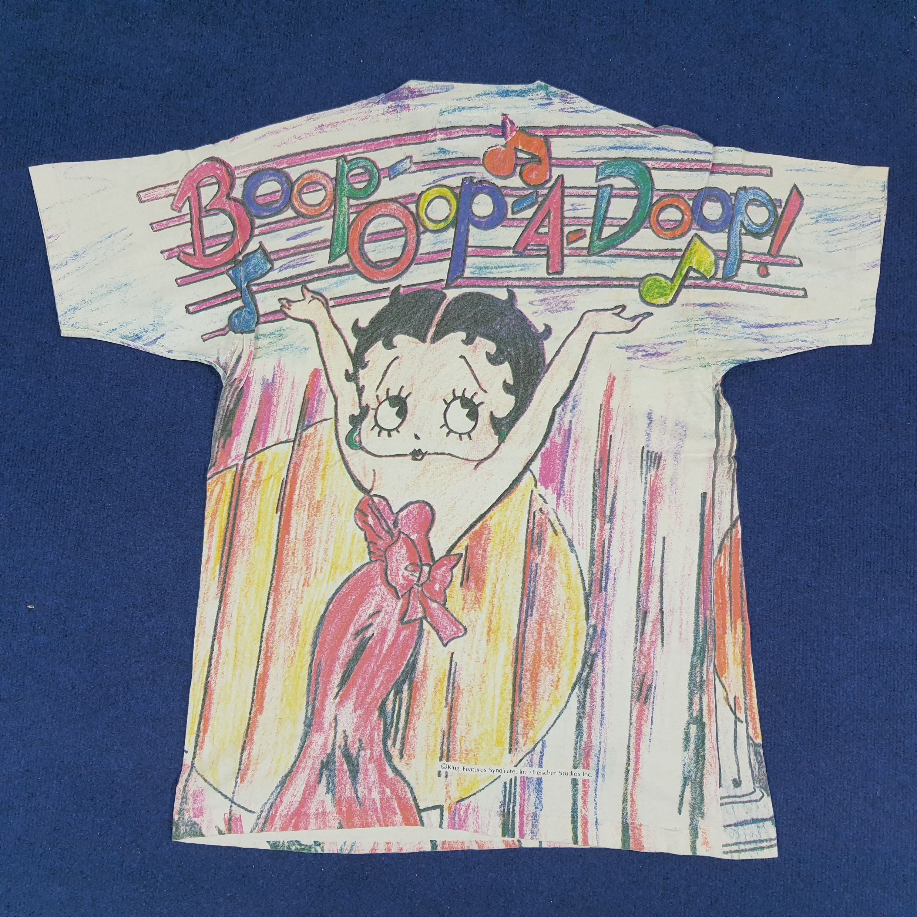 Cartoon Network × Vintage Vintage Betty Boop Overprinted Tshirt Size US M / EU 48-50 / 2 - 3 Thumbnail