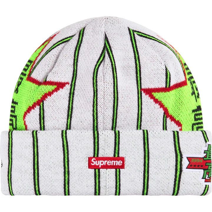 Supreme Supreme New Era Stars Beanie Stripe Size ONE SIZE - 5 Thumbnail