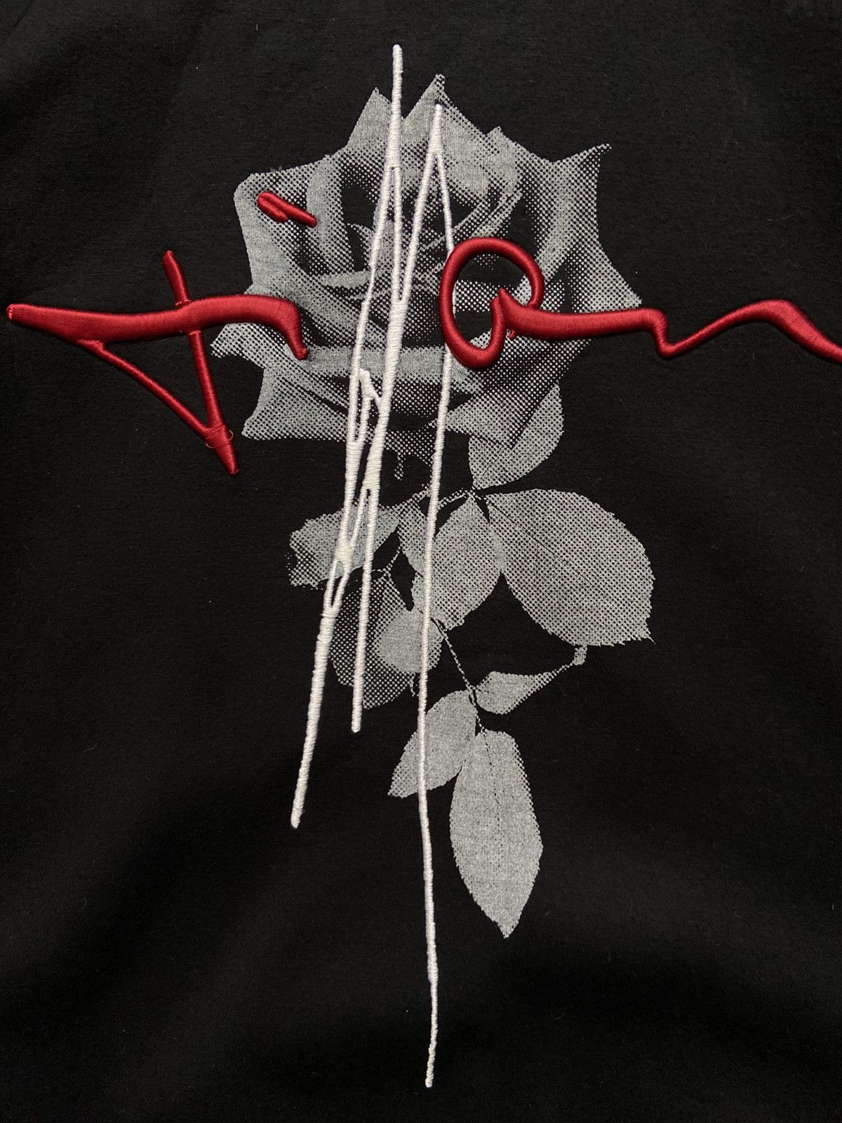 Dior Dior Homme Roses Embroidery Hoodie Size US M / EU 48-50 / 2 - 2 Thumbnail