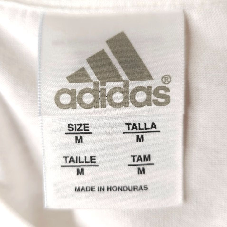 Adidas VINTAGE Adidas T Shirt Mens Size Medium White Y2K OVERSIZED Fit Streetwear Size US M / EU 48-50 / 2 - 6 Thumbnail