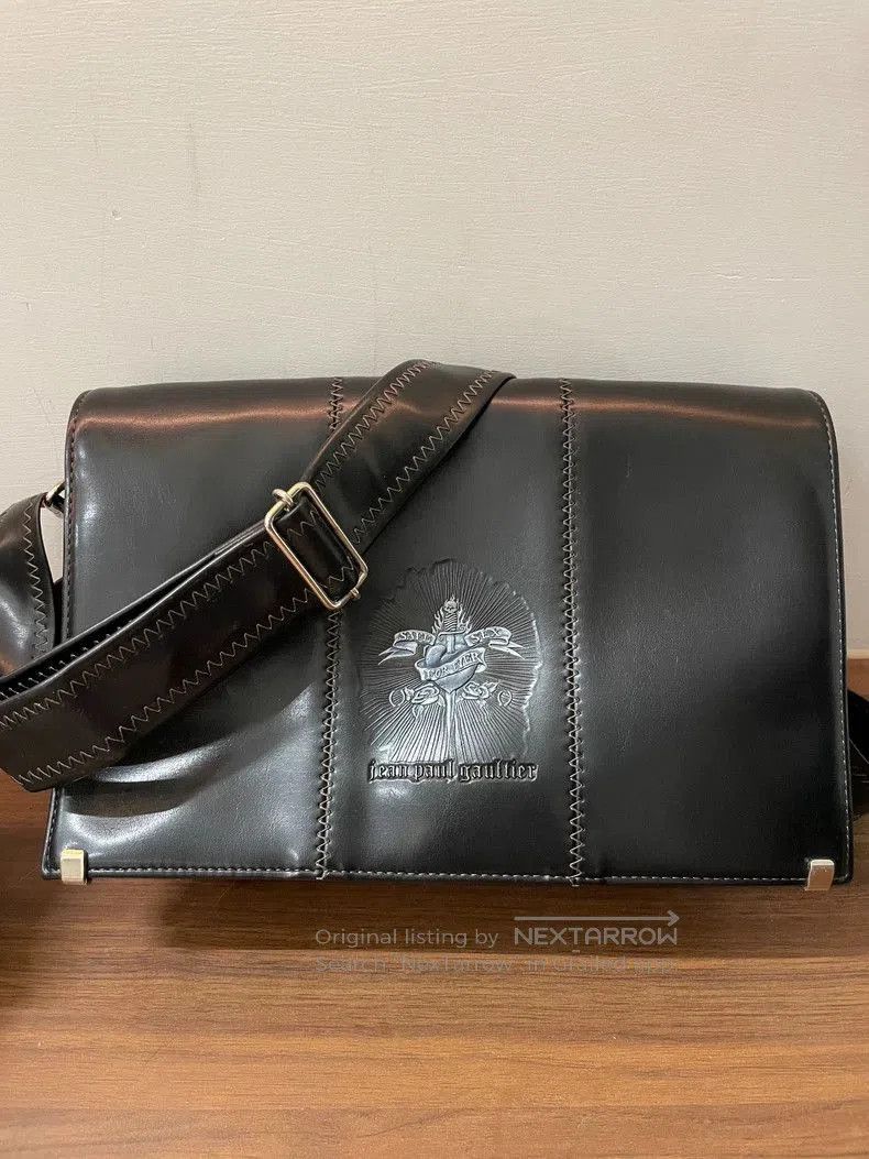 Jean Paul Gaultier Jean Paul Gaultier Leather Messenger Bag. Size ONE SIZE - 1 Thumbnail