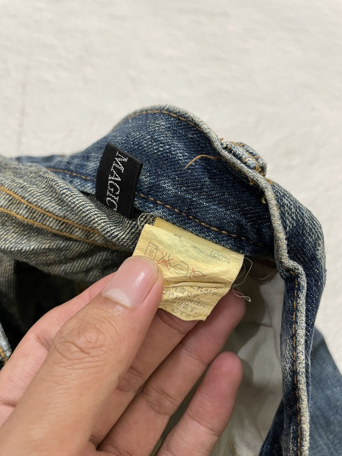 Japanese Brand 2000s Japanese Flared Denim Ripped Bootcut Jeans Washed Y2K Size US 28 / EU 44 - 6 Thumbnail