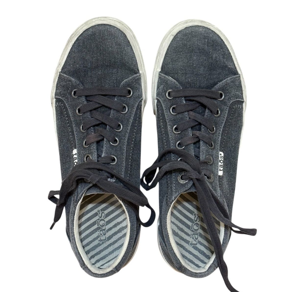 Taos Taos Sneakers Women 7.5 Gray Plim Soul Canvas Arch Support Size US 7.5 / IT 37.5 - 2 Thumbnail