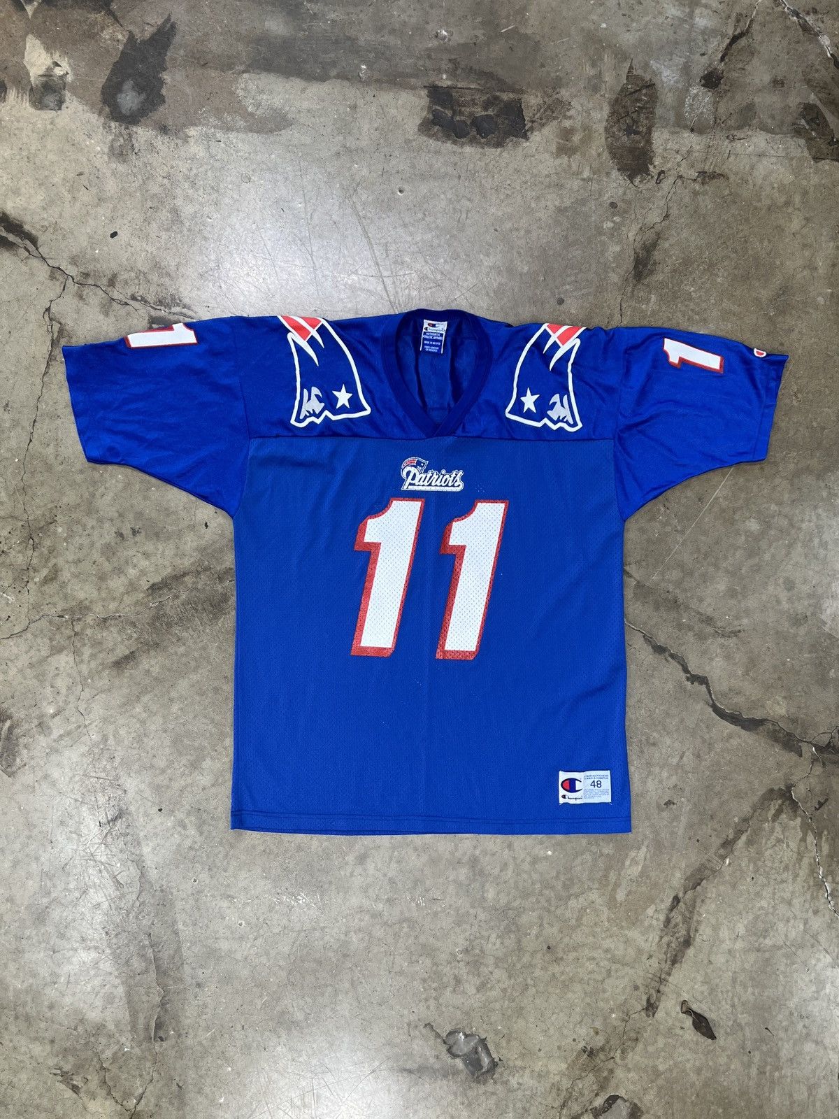 NFL Vintage NFL New England Patriots Drew Bledsoe Jersey XL Size US XL / EU 56 / 4 - 5 Thumbnail