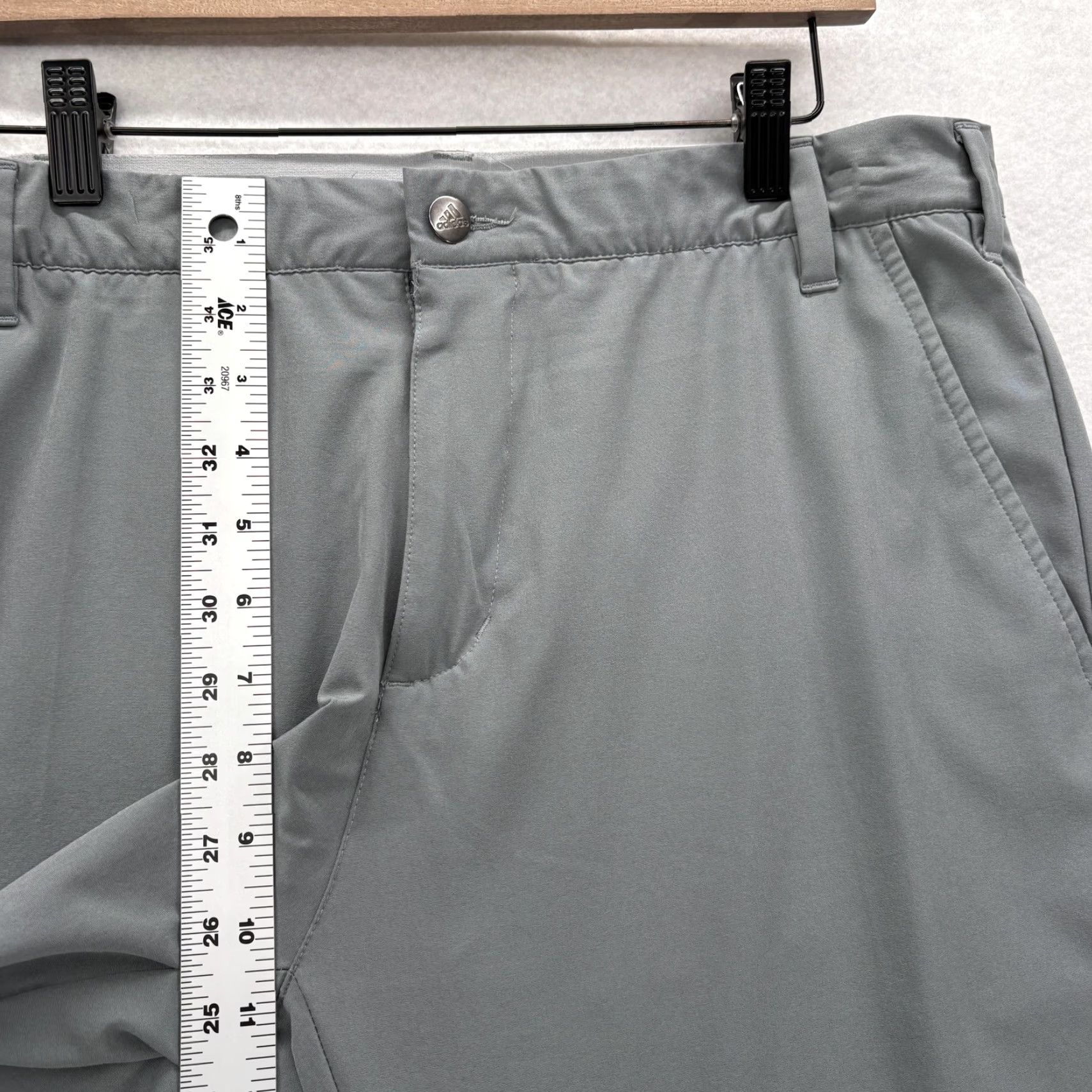 Adidas Adidas Ultimate 365 Golf Pants Mens 34x30 Gray Performance Stretch Athletic Size US 34 / EU 50 - 6 Thumbnail