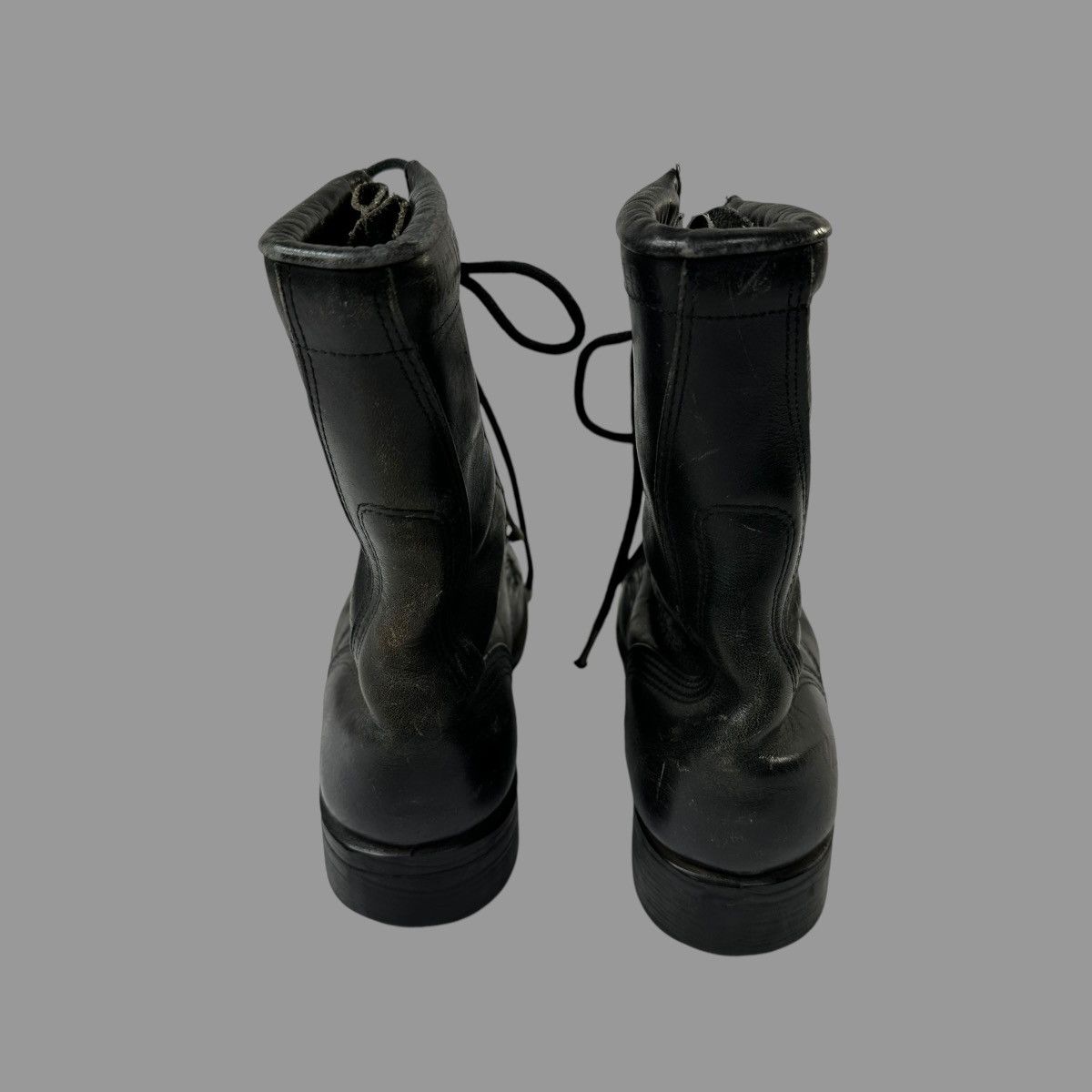 Vintage Vintage 1970s black leather combat boots Size US 4.5 / IT 34.5 - 4 Thumbnail