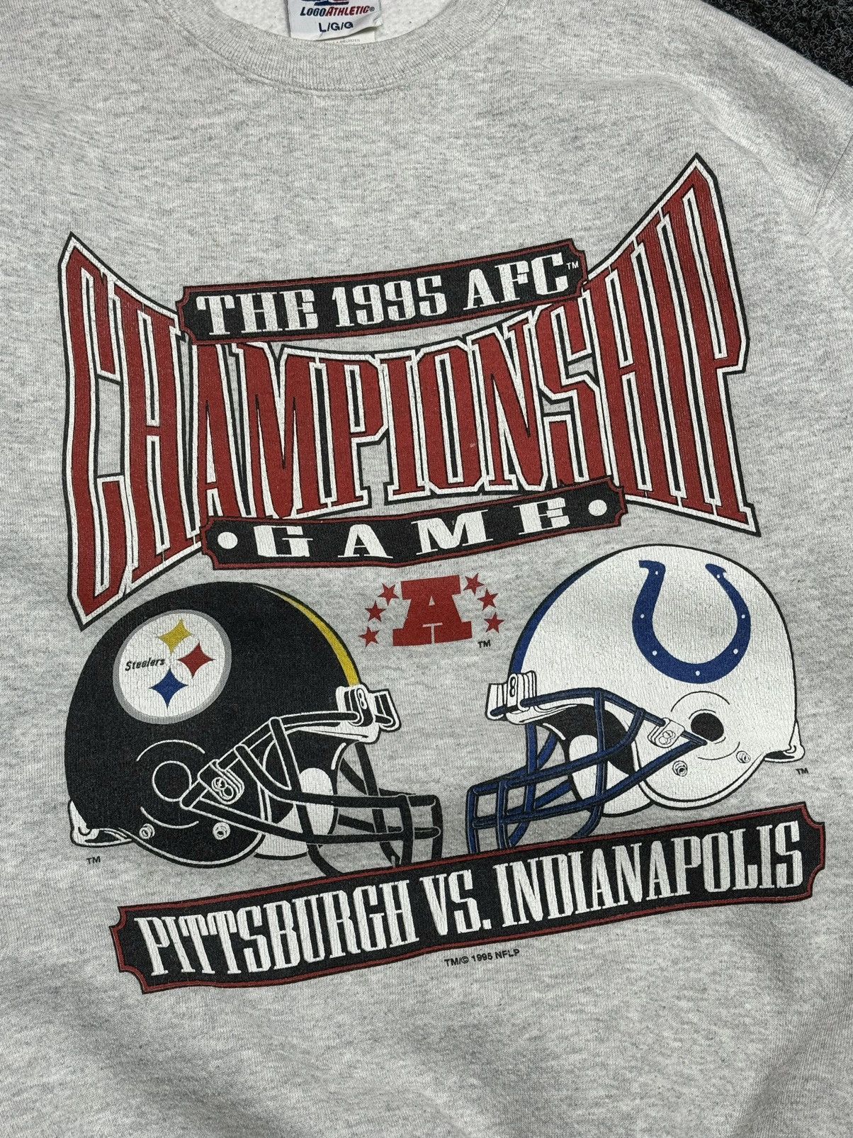 Other Vintage Sweatshirt 1995 Championship Pittsburg Indianapolis Size US L / EU 52-54 / 3 - 12 Thumbnail