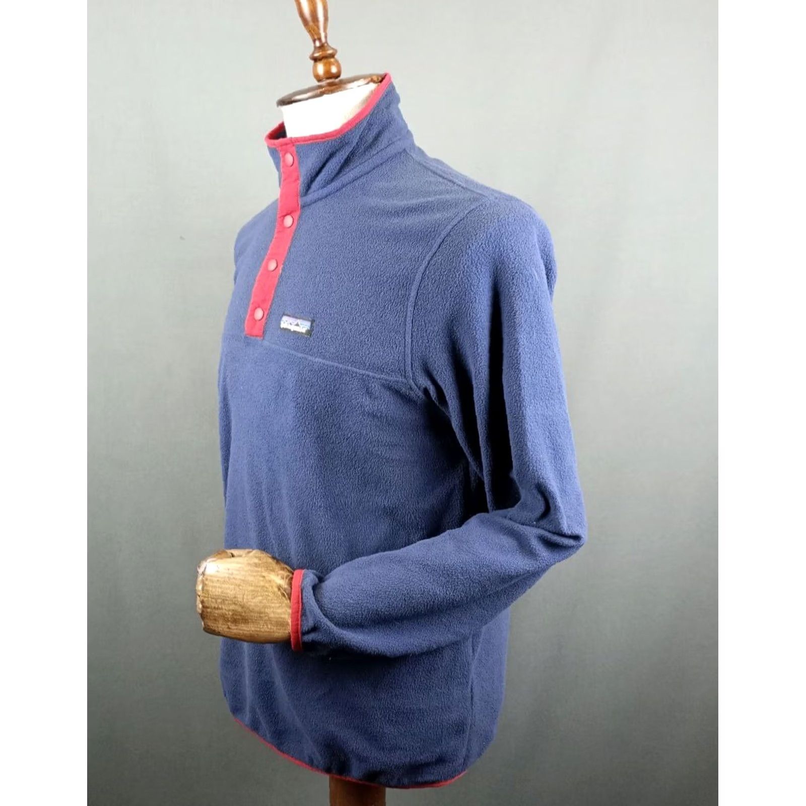 Patagonia Patagonia Snap Fleece Jacket M Men's Blue Solid Regular Fit Outdoors Hiking Jacket Size US M / EU 48-50 / 2 - 2 Thumbnail