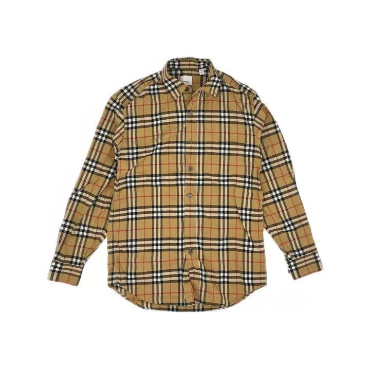 Burberry Burberry Burberry Vintage Plaid Long Sleeve Shirt-2507 Size US S / EU 44-46 / 1 - 2 Thumbnail