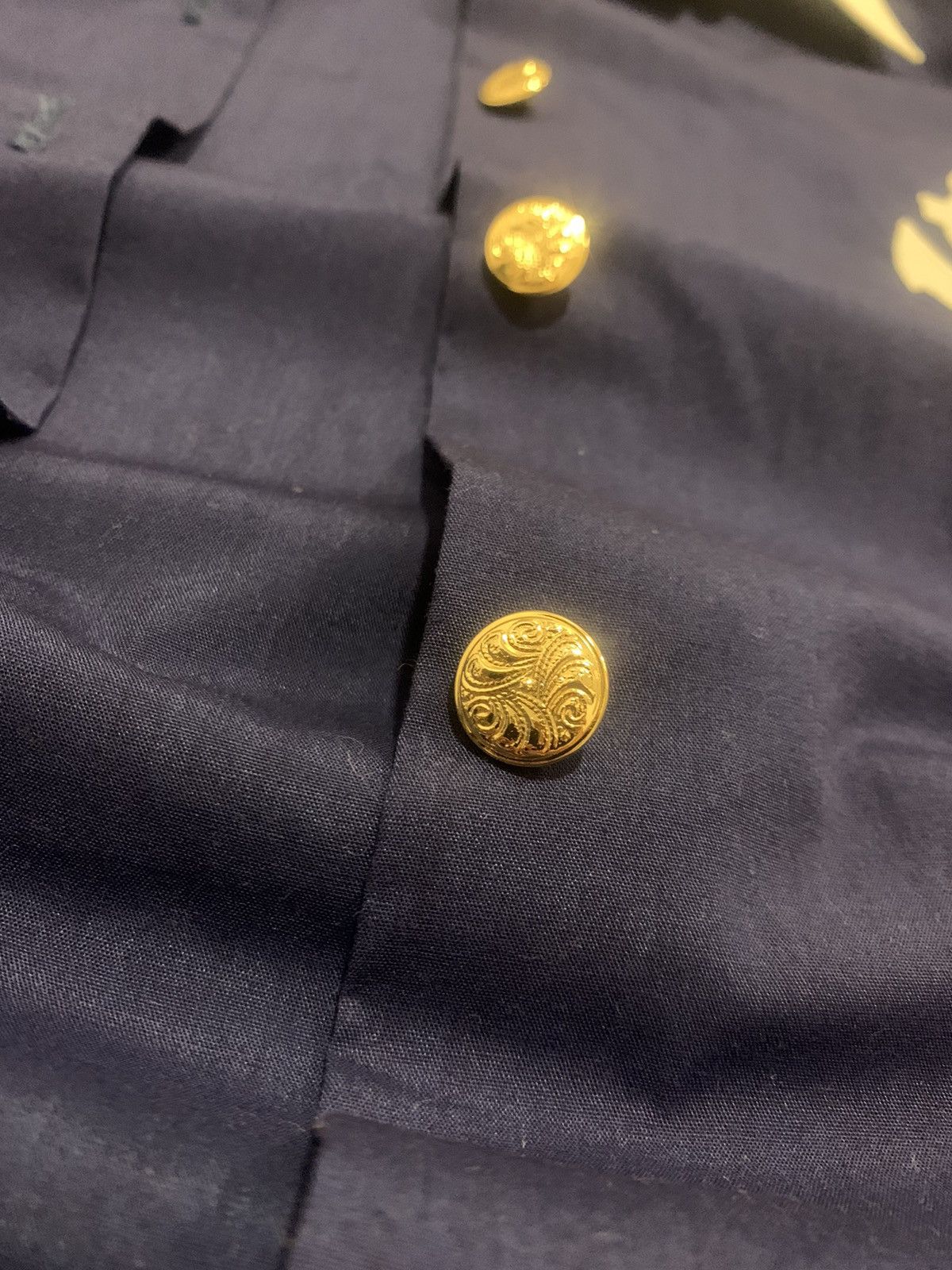 Vintage 80’s Sailor Gold Buttons Shirt Size US M / EU 48-50 / 2 - 3 Thumbnail