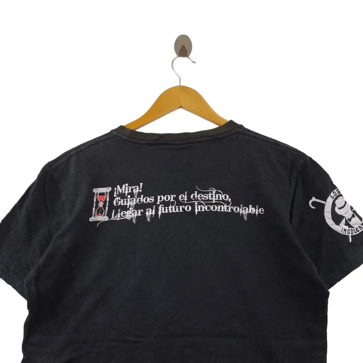 Vintage Vintage LOS INGOBERNABLES DE JAPON Pro Wrestling Tee Shirt Size US XL / EU 56 / 4 - 2 Thumbnail