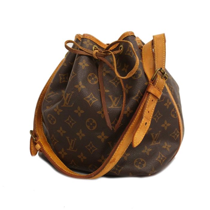 Louis Vuitton Monogram Petit Noe M42226 Women's Shoulder Bag Monogram