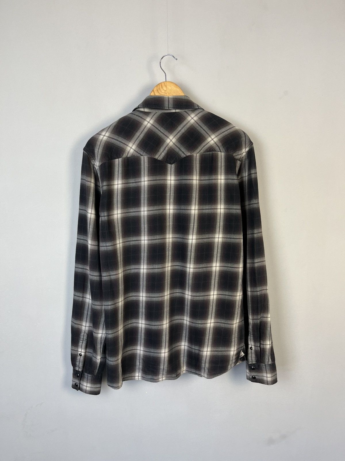 Allsaints Allsaints Dacoma Cotton Plaid Long Sleeve Shirt Size US M / EU 48-50 / 2 - 6 Thumbnail