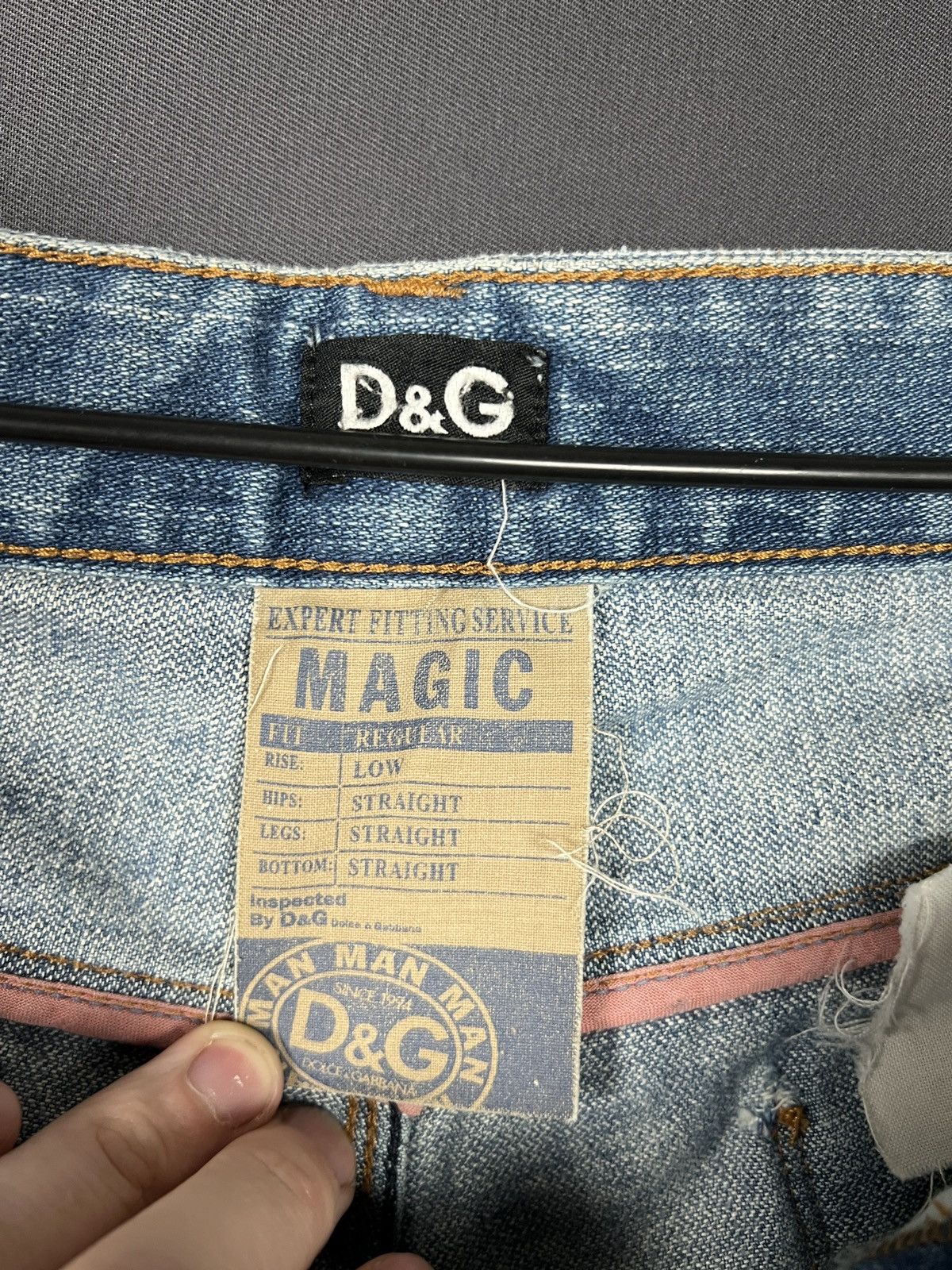 Dolce & Gabbana Vintage Dolce Gabbana D&G luxury men’s jeans Size US 31 - 6 Thumbnail