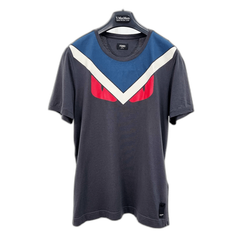 Fendi Monster Print Short Sleeve T-Shirt-yf