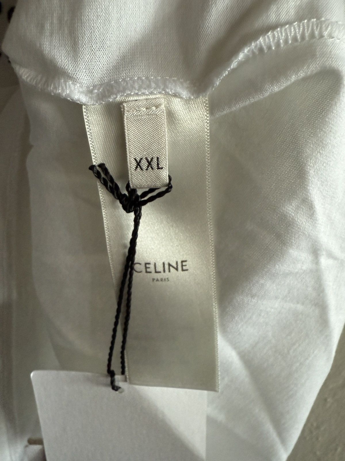 Celine × Hedi Slimane FW19 Celine Unlock Your Fantasies White T-Shirt XXL Size US XXL / EU 58 / 5 - 5 Thumbnail
