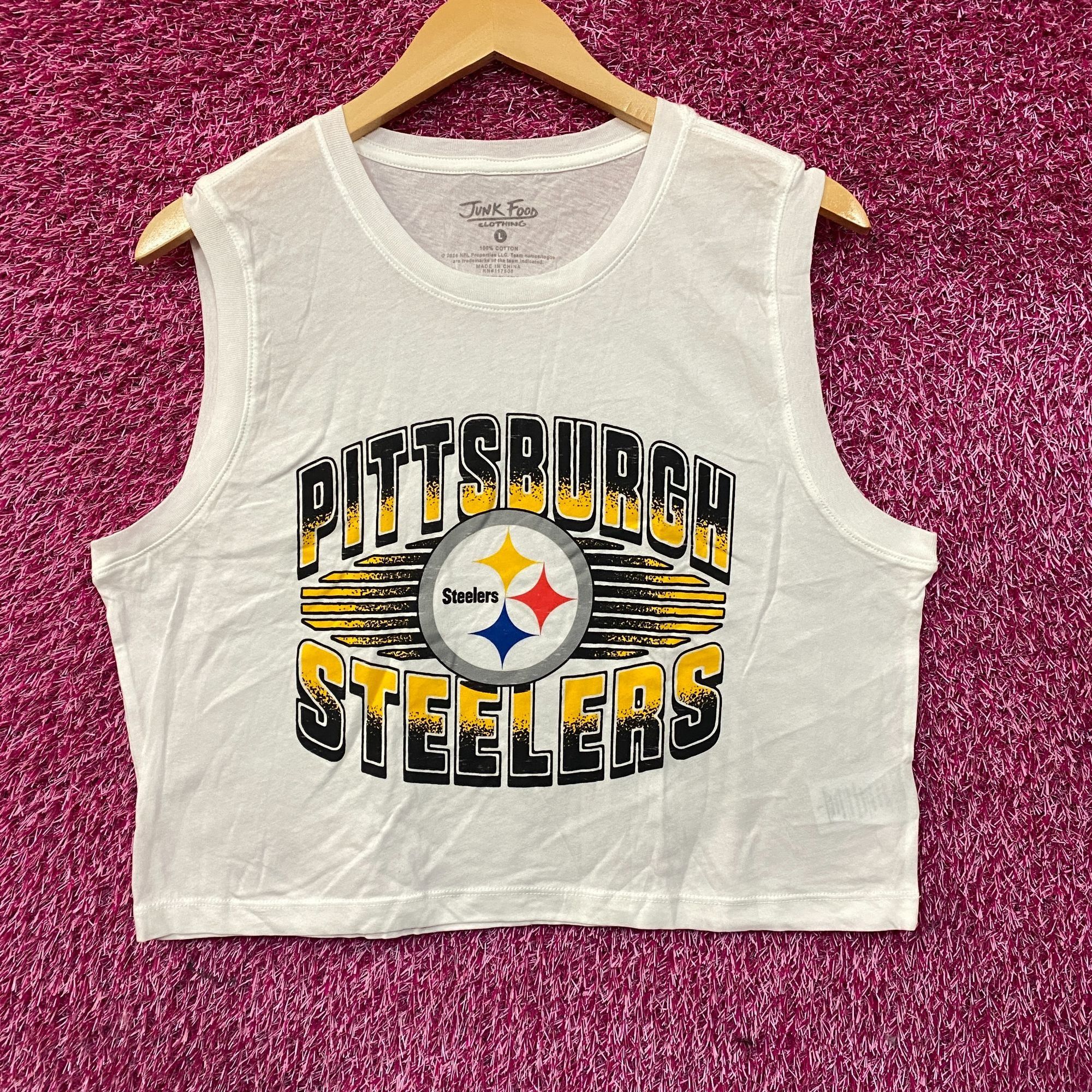 Junk Food Junk Food Pittsburgh Steelers Football Cropped Sleeveless T- Size L / US 10 / IT 46 - 1 Thumbnail
