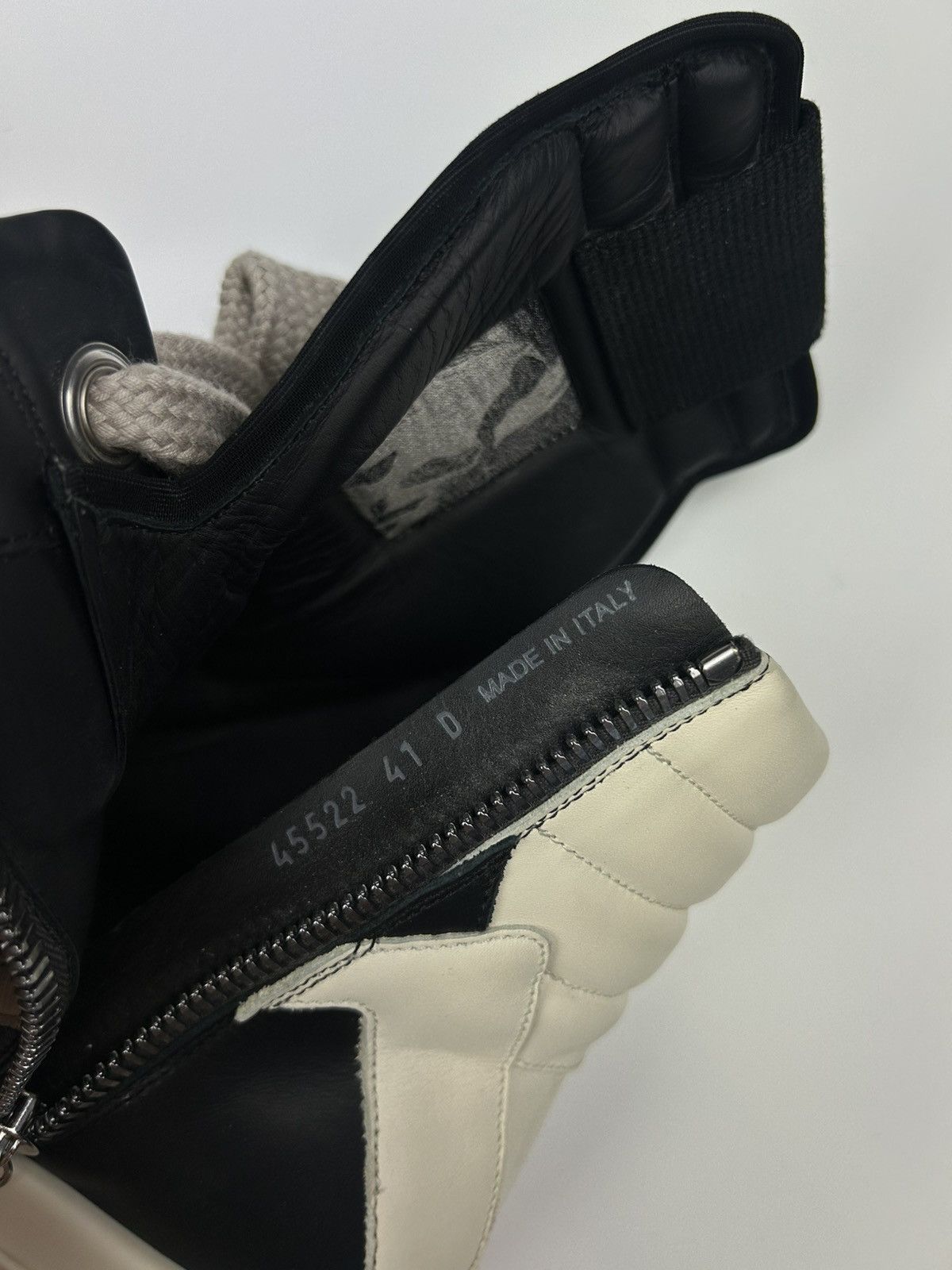 Rick Owens Drkshdw Rick Owens Geobasket Jumbo Lace Size US 8 / EU 41 - 8 Thumbnail