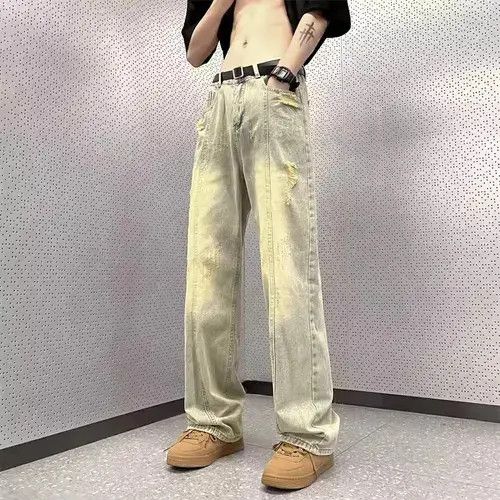 Jean Vintage loose fitting straight leg jeans Size US 34 / EU 50 - 3 Thumbnail