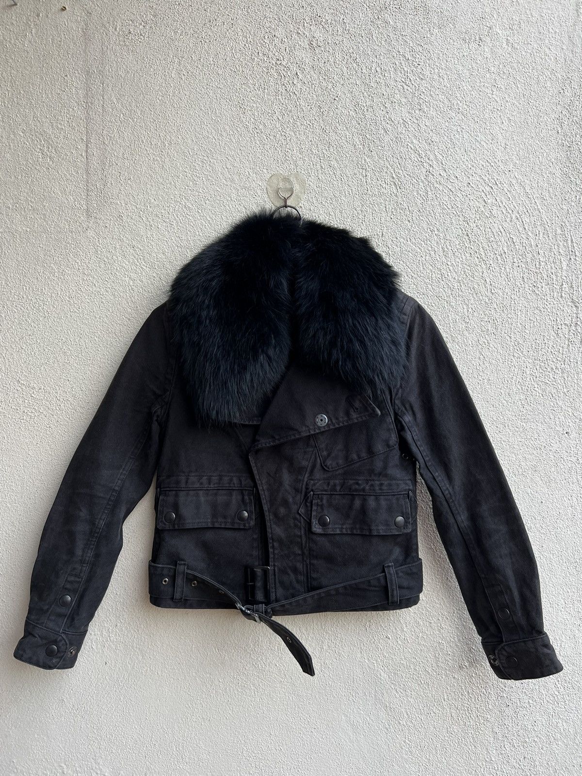 HYKE × If Six Was Nine Green Hideaki Yoshihara Coyote Fur Rider Denim Jacket Size US S / EU 44-46 / 1 - 22 Thumbnail