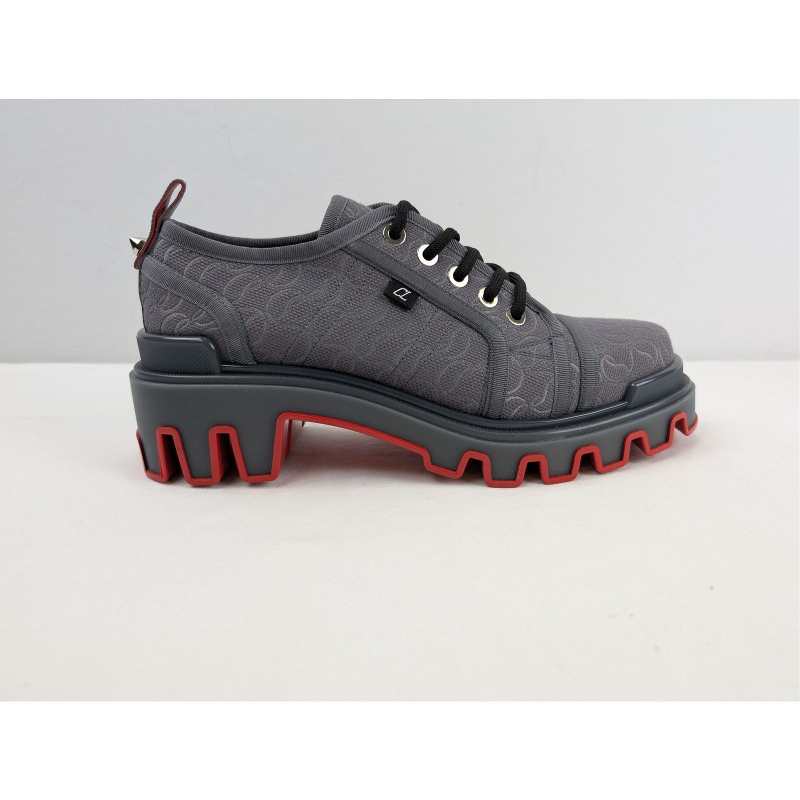 Christian Louboutin o1rshd1 Panamic Dune Flat Sneakers in Smoky Grey Size US 10 / EU 43 - 1 Thumbnail