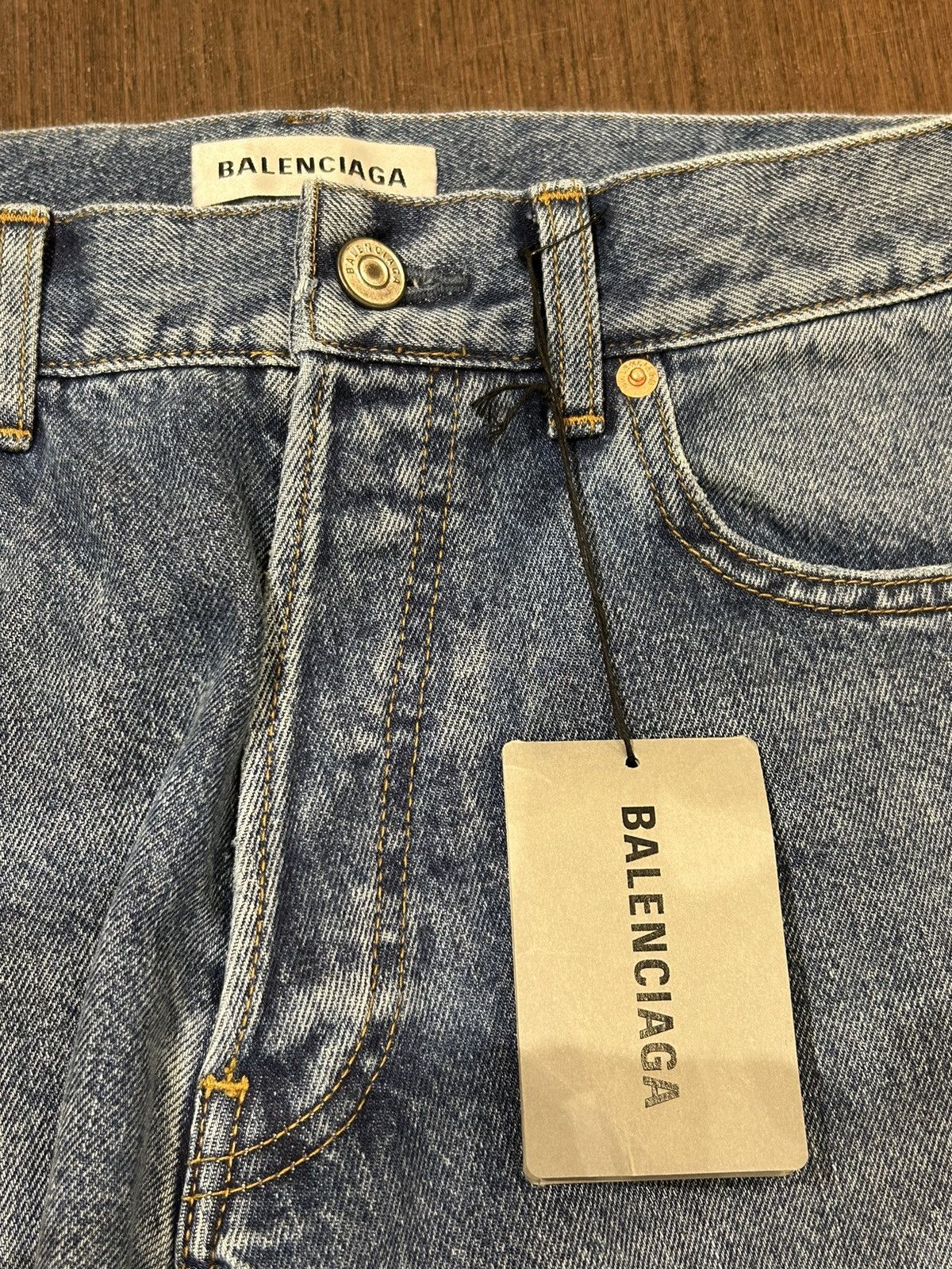 Balenciaga Balenciaga Blue Denim Jeans Size US 30 / EU 46 - 3 Thumbnail