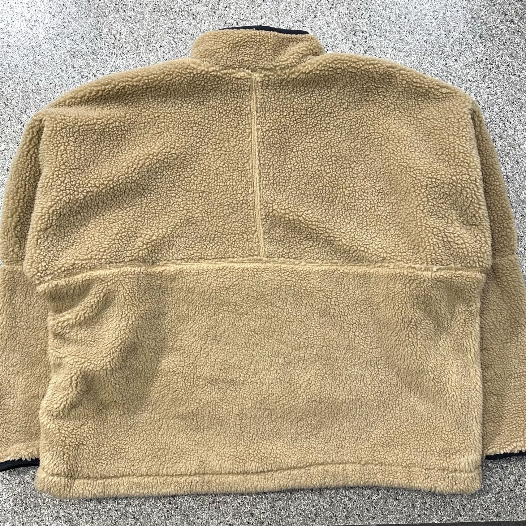Nike Nike Jacket Mens L Club Sherpa Fleece Anorak 1/2 Zip Pullover Winter Tan Brown Size US L / EU 52-54 / 3 - 6 Thumbnail