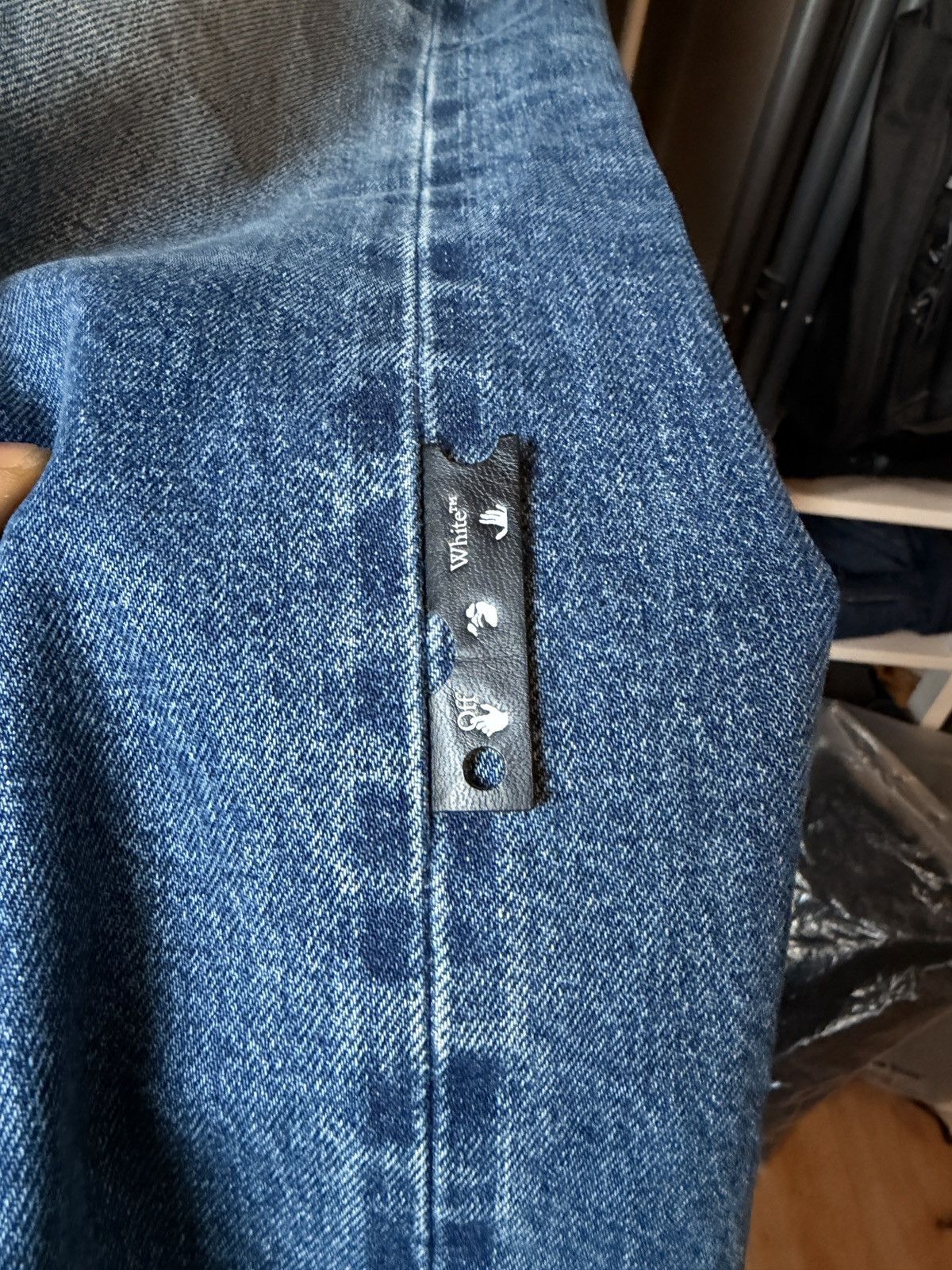 Off-White Off-White Blue Bandana Denim Jeans Size US 33 - 6 Thumbnail