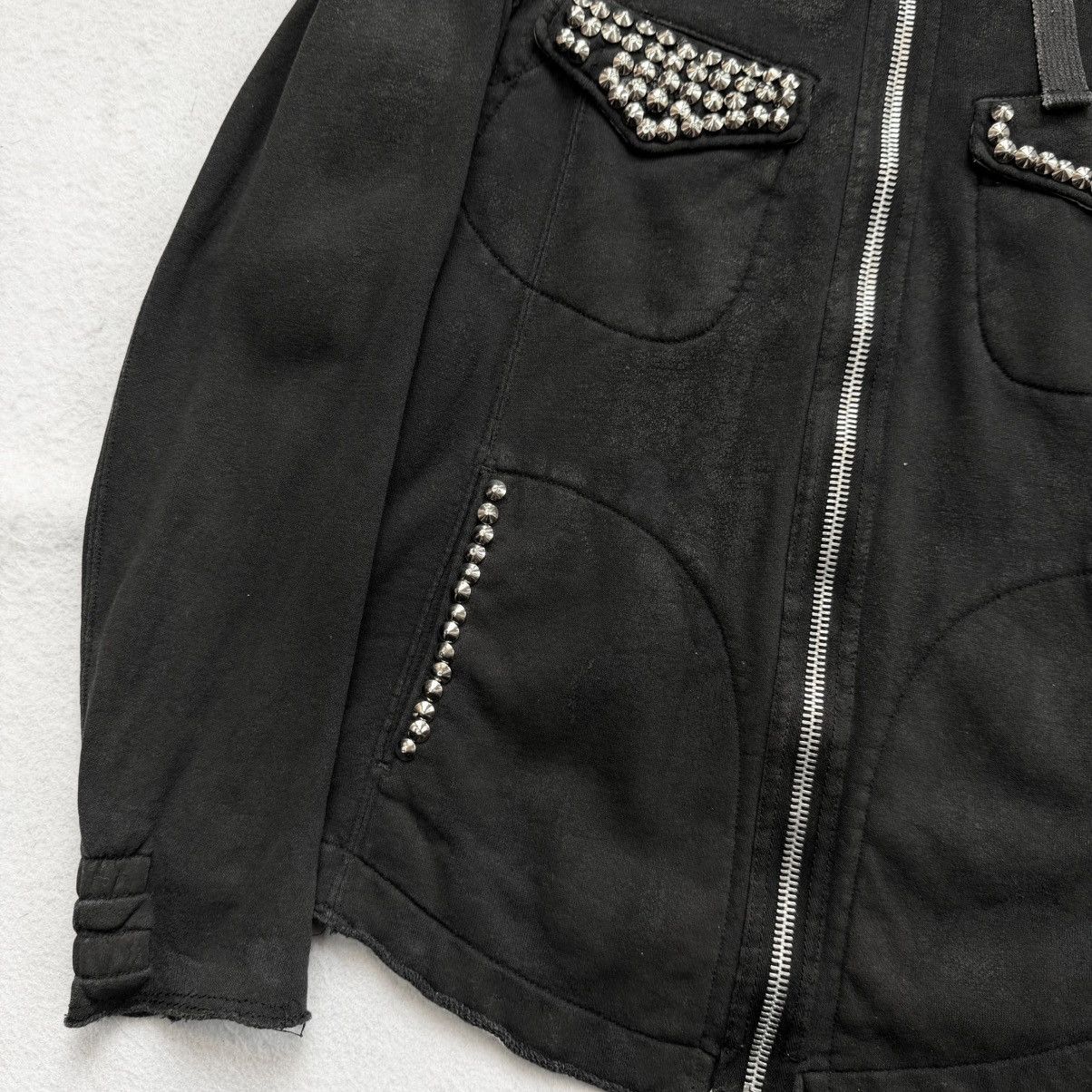 Other 2000s maktig (by Maktig Rafinato) Waxed Studded Zip Hoodie Size US M / EU 48-50 / 2 - 2 Thumbnail