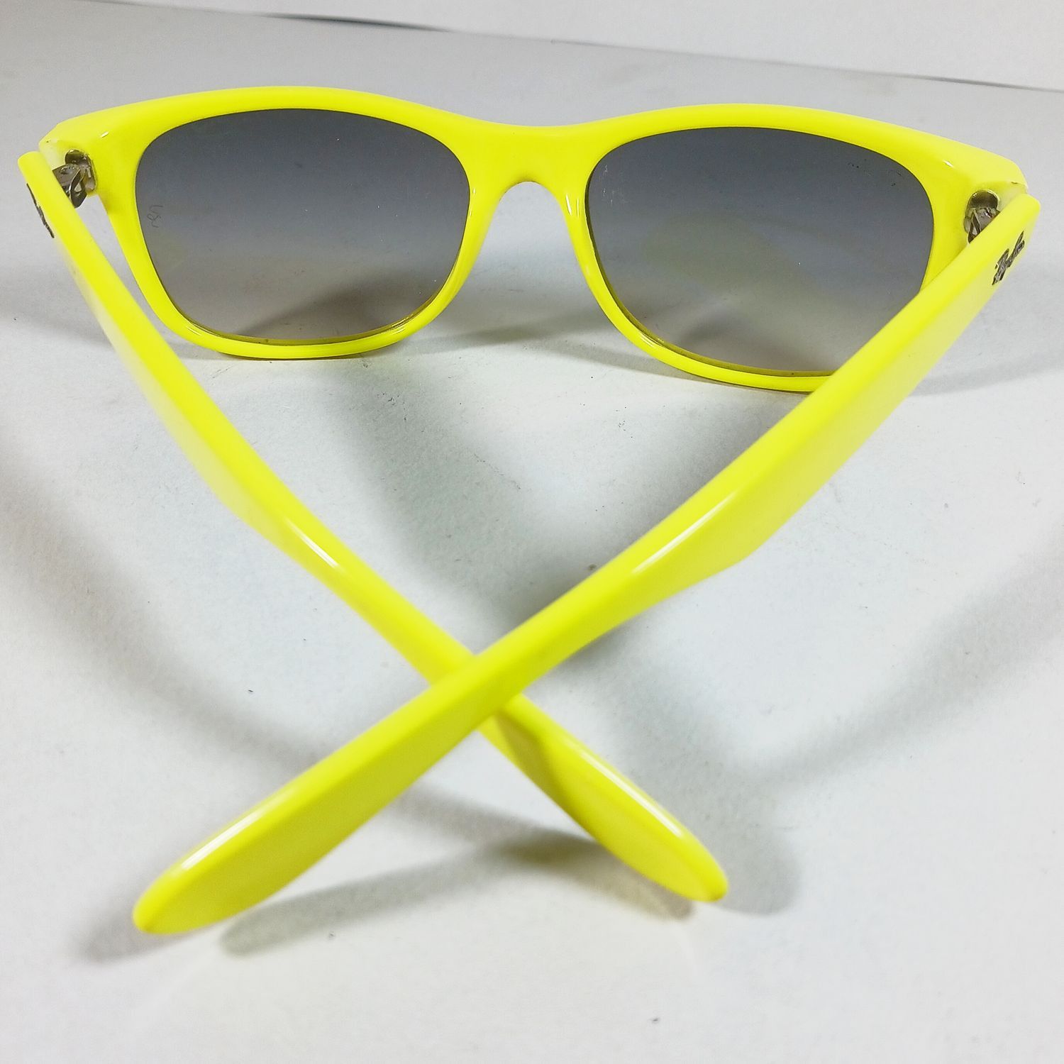 RayBan Ray Ban RB2132 Neon Yellow New Wayfarer Unisex Sunglasses Size ONE SIZE - 12 Thumbnail